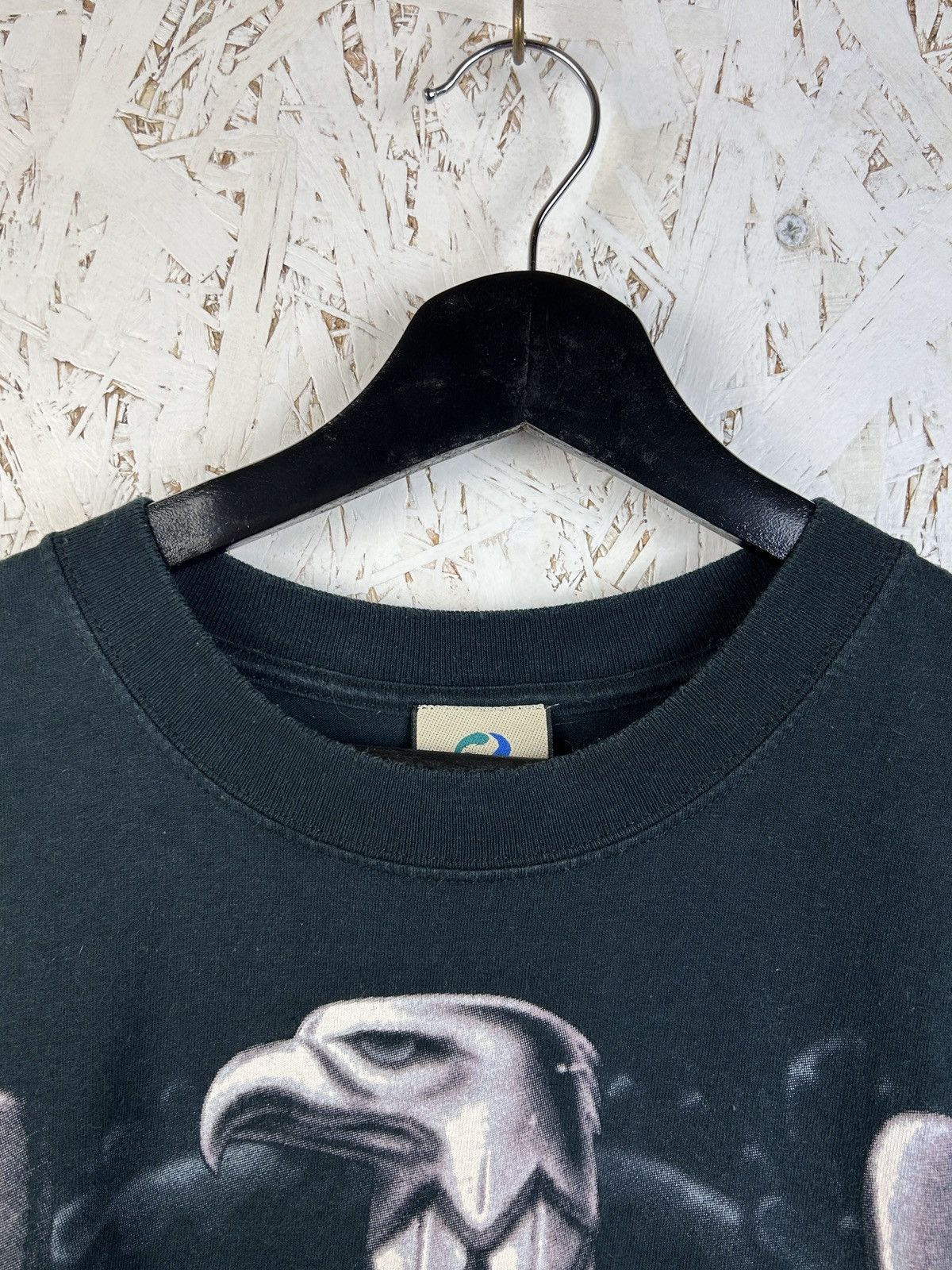 Band Tees Vintage 2004 Slayer Liquid Blue AOP Allover Print Eagle Tee Size US XL / EU 56 / 4 - 5 Thumbnail