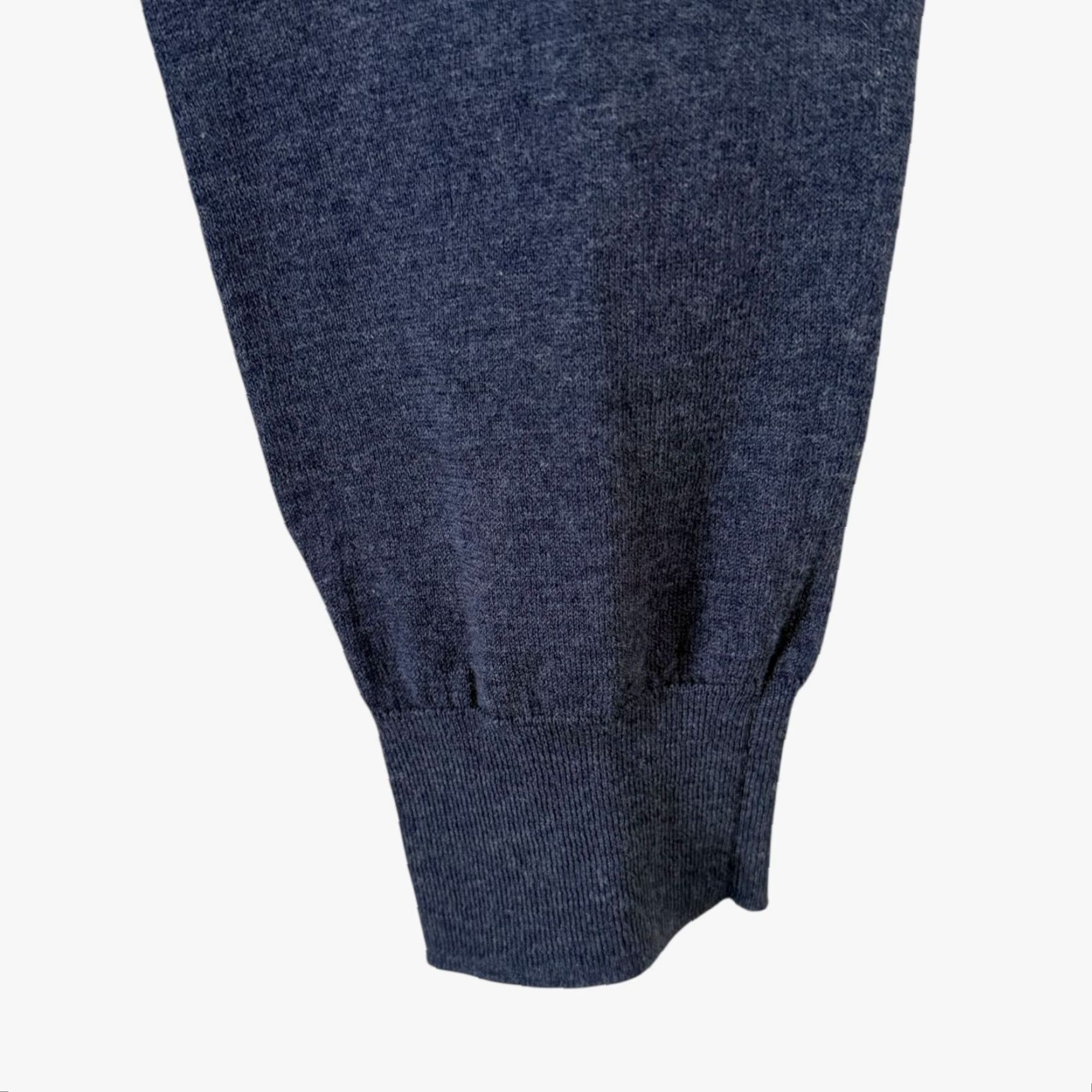 Bloomingdale's VINTAGE Bloomingdale's Men's Store Cotton Cashmere Sweater Blue Solid Knit Crew Neck Pullover Mens Size Medium Winter WinterSeason Size US M / EU 48-50 / 2 - 7 Thumbnail
