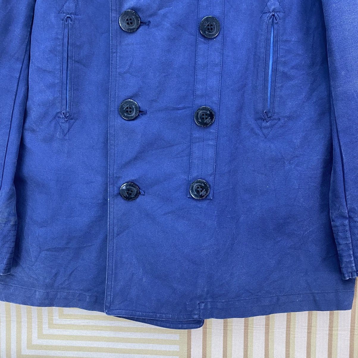 Tenderloin 🫶Japanese Brand Peacoat Double Breast Denim Jacket Size US M / EU 48-50 / 2 - 5 Thumbnail