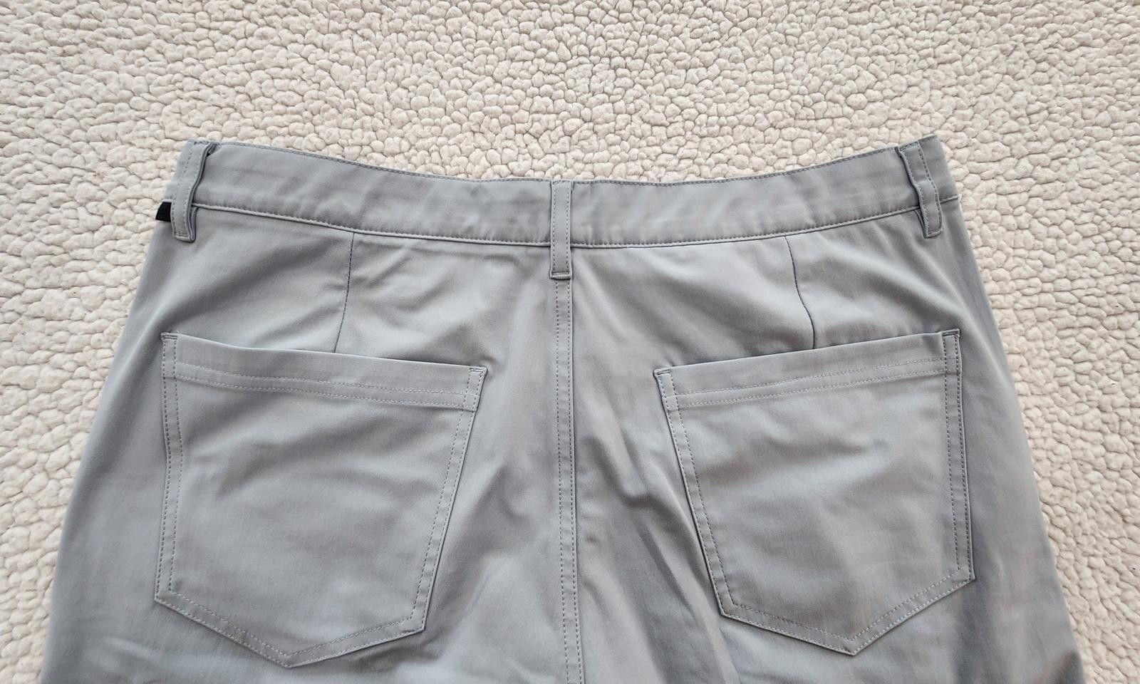 Other 01.ALGO Performance Pants Men 34x28 Light Gray Stretch Golf Size US 34 / EU 50 - 9 Thumbnail
