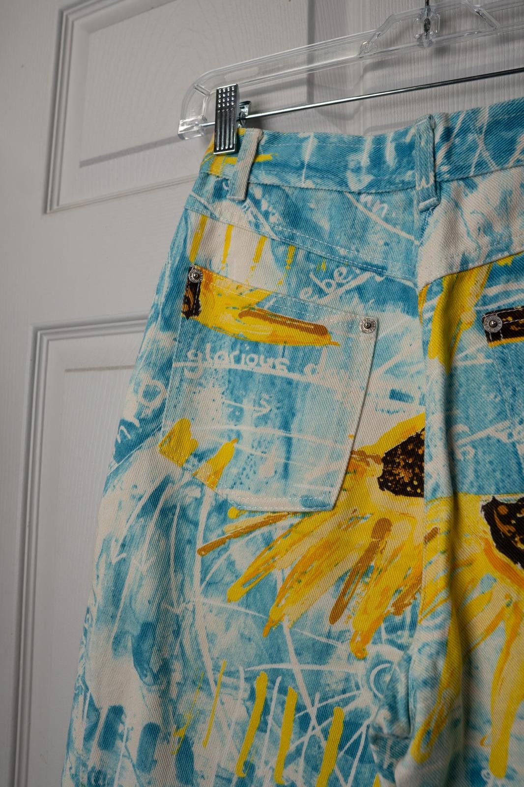 Iceberg 90's Iceberg Sunflower denim Straight-Leg-Pant Size 26" / US 2 / IT 38 - 5 Thumbnail
