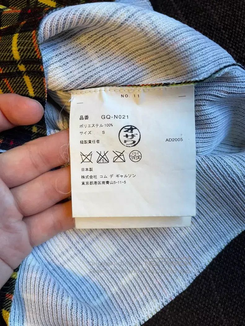 Comme des Garcons Comme Des Garcons Plaid three-quarter sleeve V-neck ruffle Size S / US 4 / IT 40 - 5 Thumbnail
