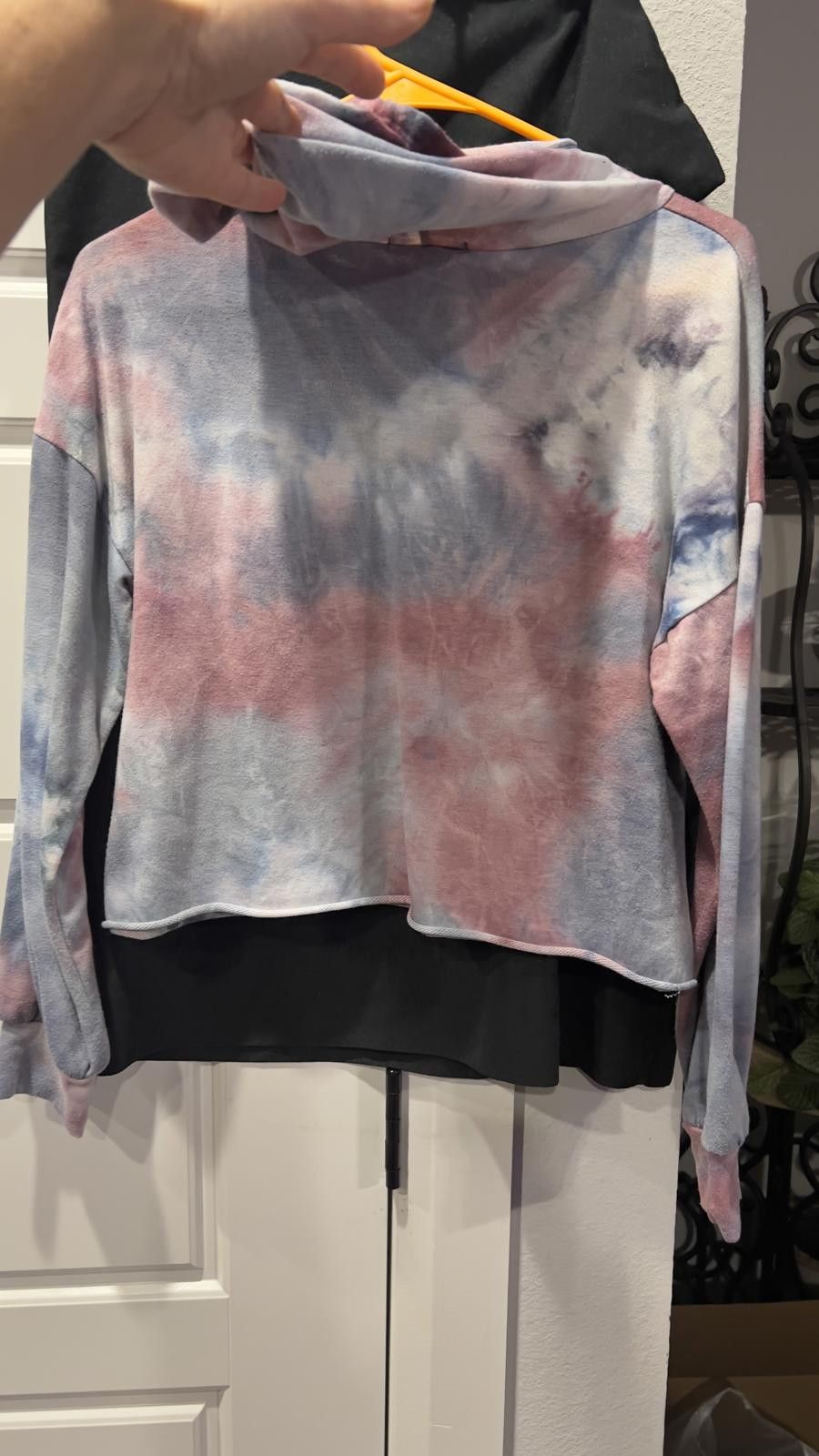 Unknown London Cute Tie-Dye Hoodie 'I'd Be Lost Without My Dog' Size S / US 4 / IT 40 - 2 Thumbnail