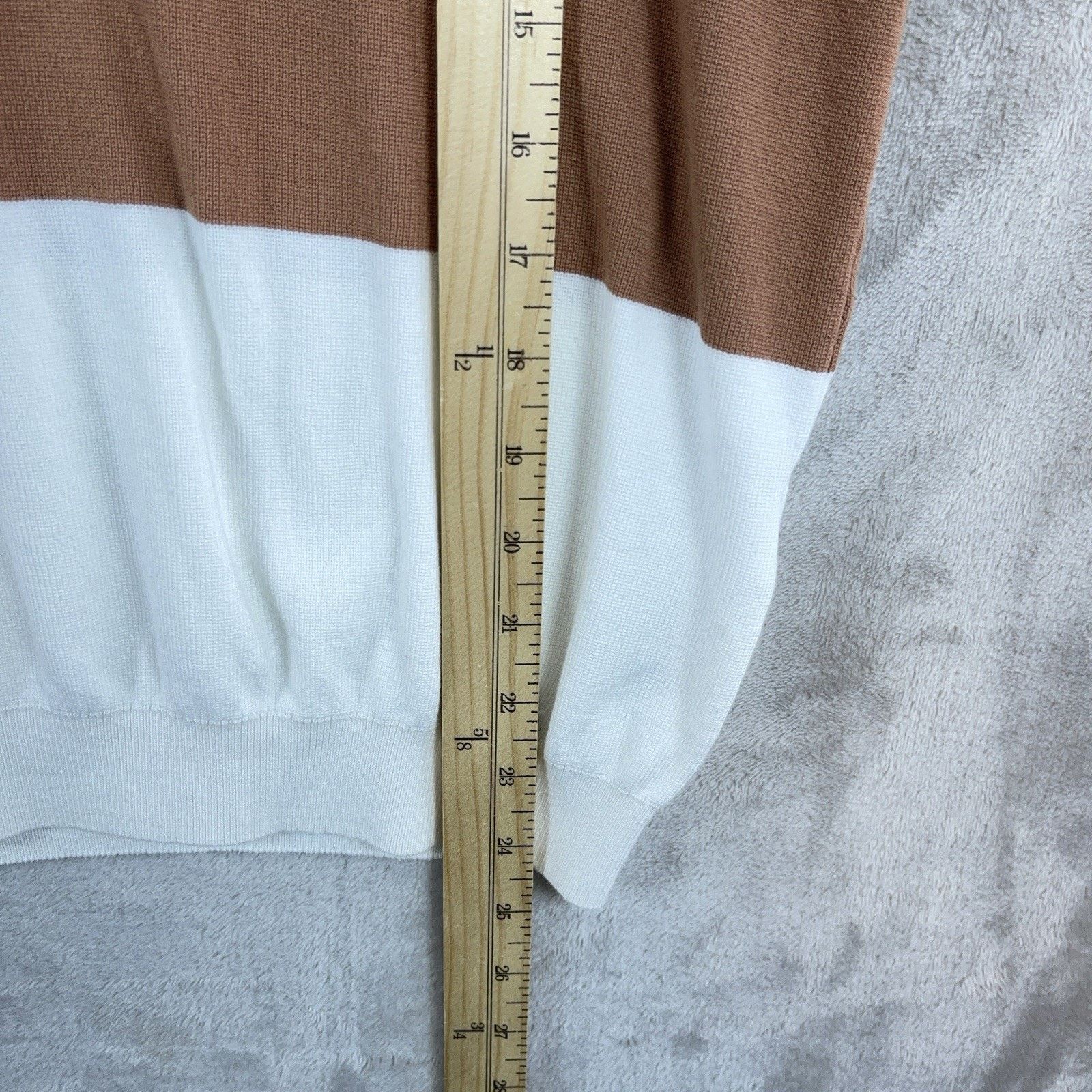 Reiss Reiss Captain Half Zip Stripe Knit Modal Polo Retro Mod Slim Size US S / EU 44-46 / 1 - 7 Thumbnail