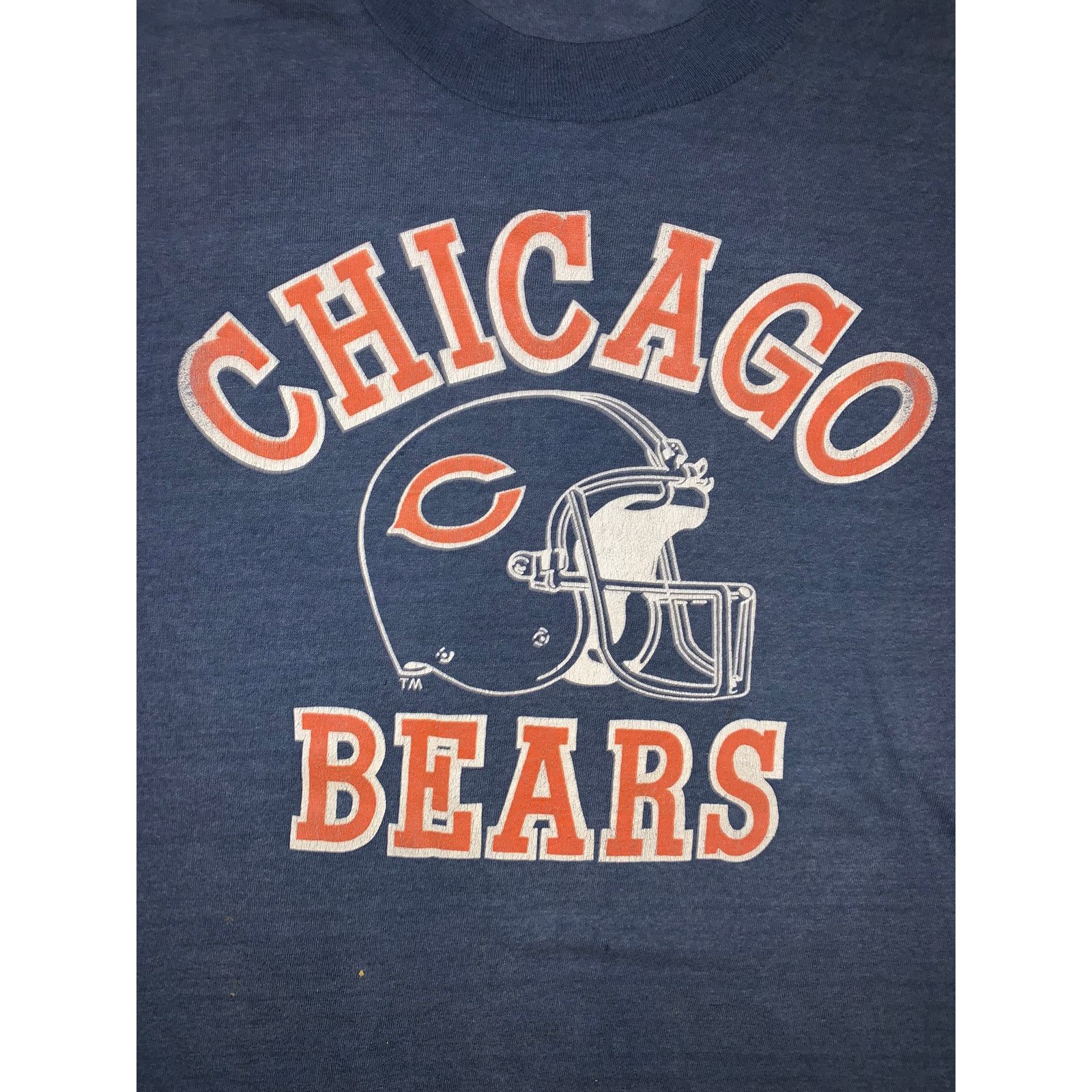 NFL × Other × Vintage Vintage Chicago Bears Single Stitch T Shirt Medium Helmet Size US M / EU 48-50 / 2 - 2 Thumbnail