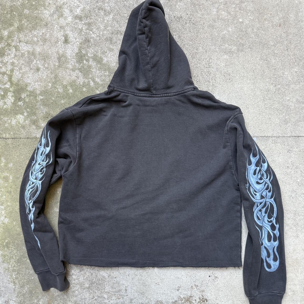 basketcase gallery Basketcase Gallery Moltres Hoodie Cropped Tribal XXL RARE Size US XXL / EU 58 / 5 - 6 Thumbnail