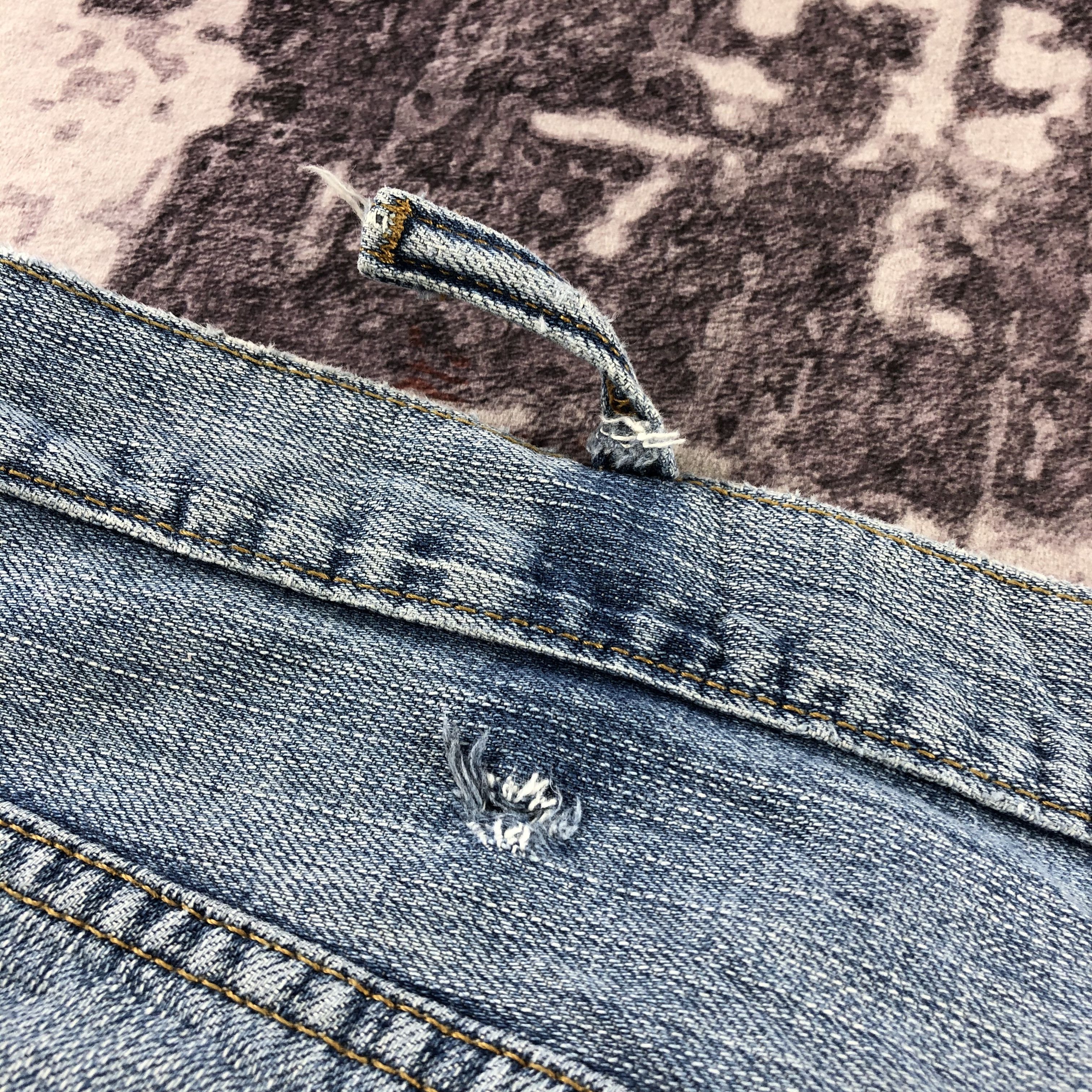 Levi's Vintage Blue Wash Levis 501 Jeans-JM2961 Size US 40 / EU 56 - 6 Thumbnail