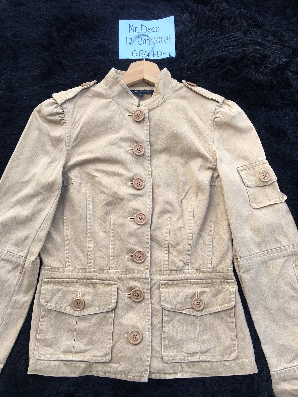 Marc Jacobs Rare Vintage Marc Jacobs Buttons Jacket Size S / US 4 / IT 40 - 5 Thumbnail