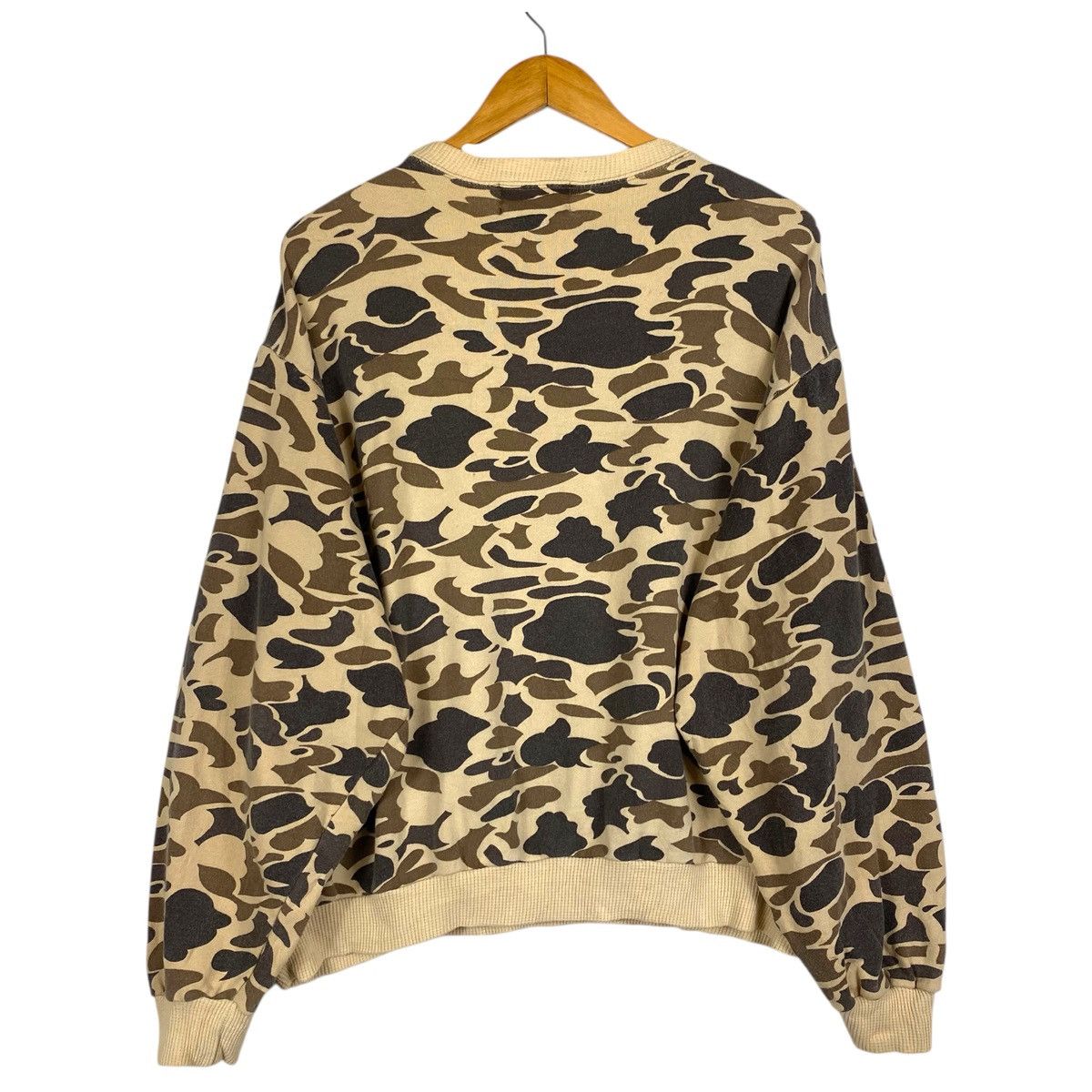 Japanese Brand 💥 BOXY CAMOU WILD HOUSTON JAPAN SWEATSHIRT Size US M / EU 48-50 / 2 - 4 Thumbnail