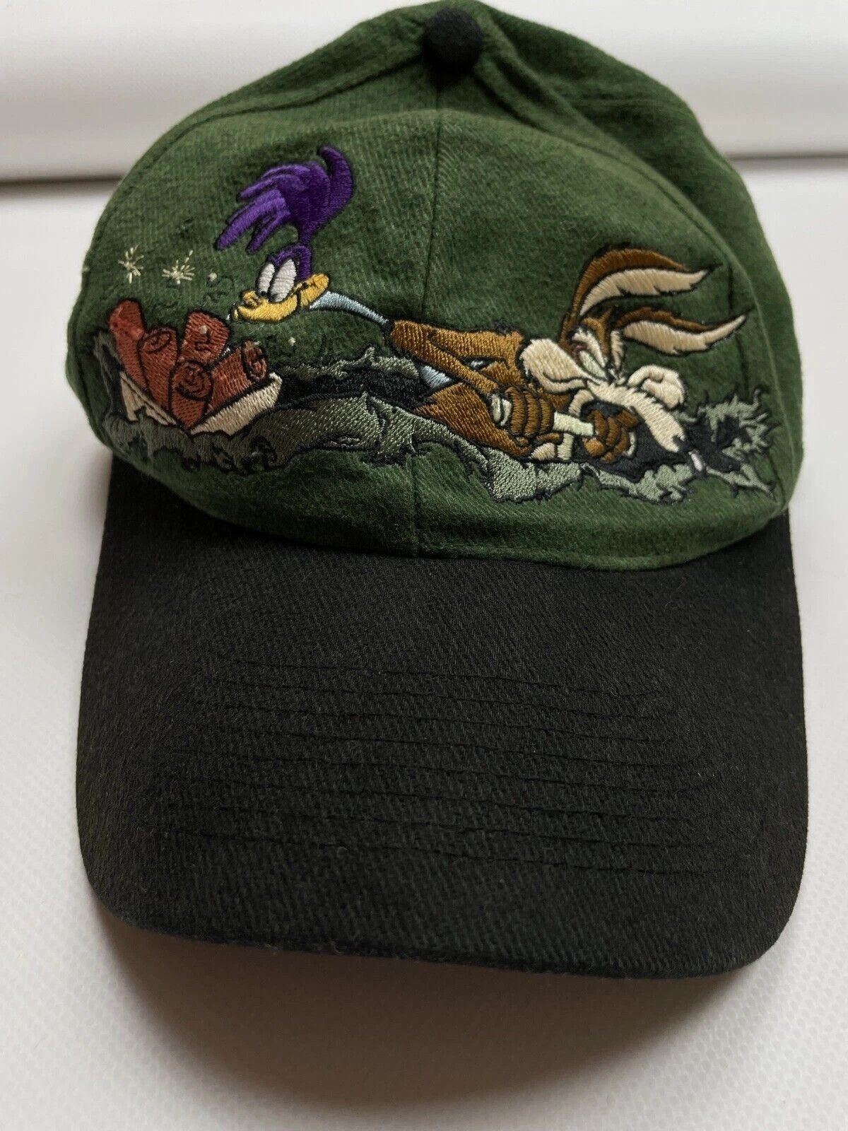 Vintage Vintage 90s Looney Tunes Basseball Cap Faded Embroidered Size ONE SIZE - 2 Thumbnail