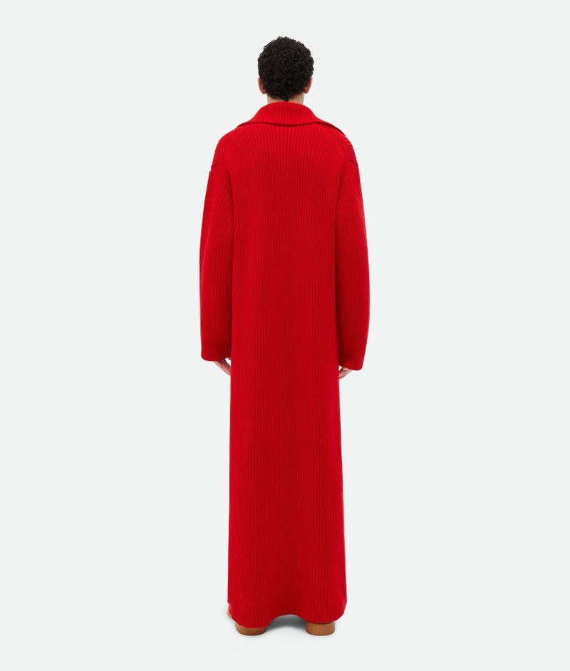 Bottega Veneta o1s1rm0326 Wool And Cashmere Dress in Red Size US XL / EU 56 / 4 - 3 Thumbnail