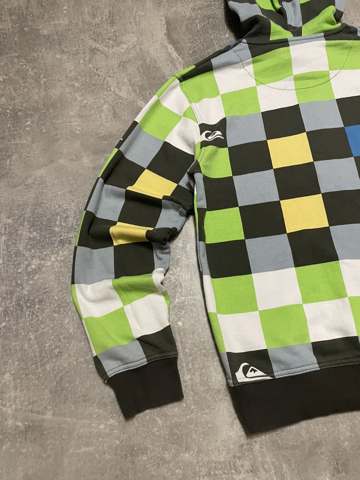 Quiksilver Vintage Quicksilver Surf Cubes Zip-Up Hoodie Size US M / EU 48-50 / 2 - 12 Thumbnail