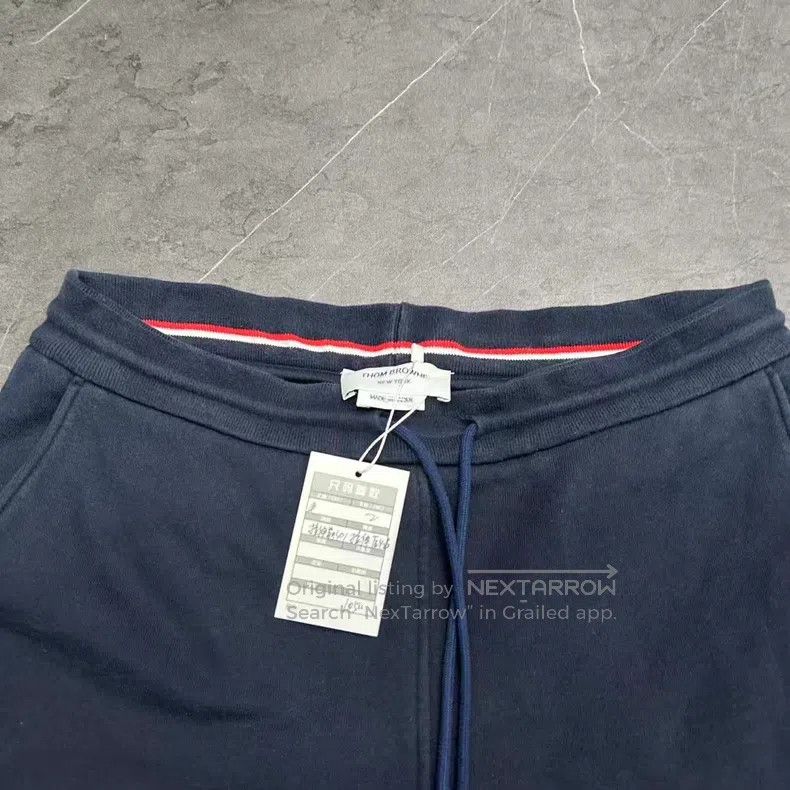 Thom Browne Thom Browne size 2 Navy Drawstring Sweatpants Size US 29 - 6 Thumbnail