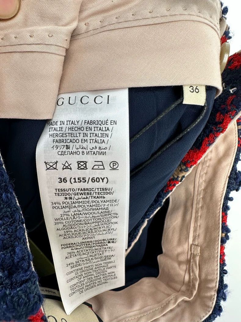 Gucci Gucci Blue and red plaid wool shorts 2504-Nextarrow Size 24" / US 00 / IT 34 - 5 Thumbnail