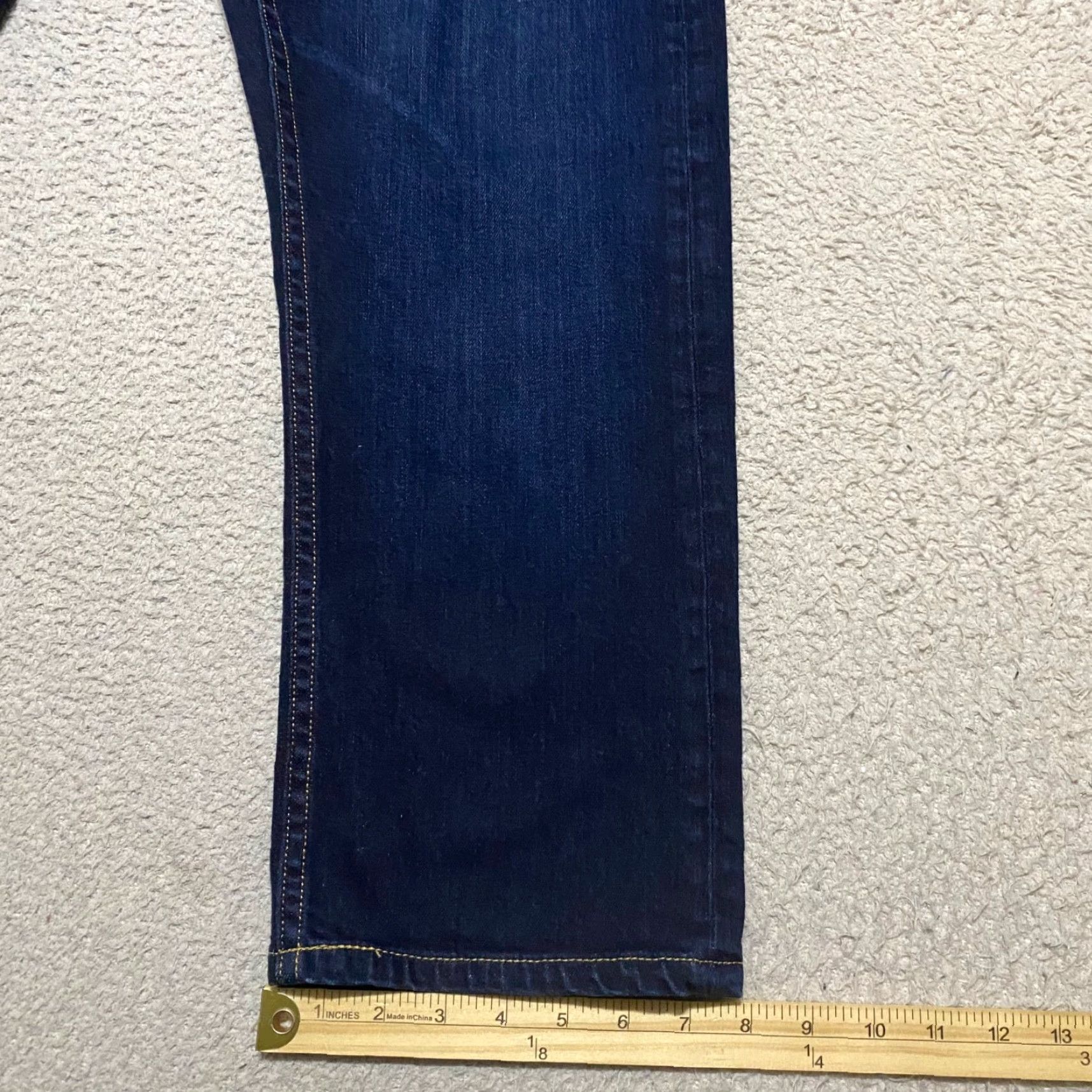 Rodd & Gunn Rodd & Gunn Jeans Mens Regular Straight 36 Blue Denim Dark Wash Mid Rise Casual Pants Size US 36 / EU 52 - 6 Thumbnail