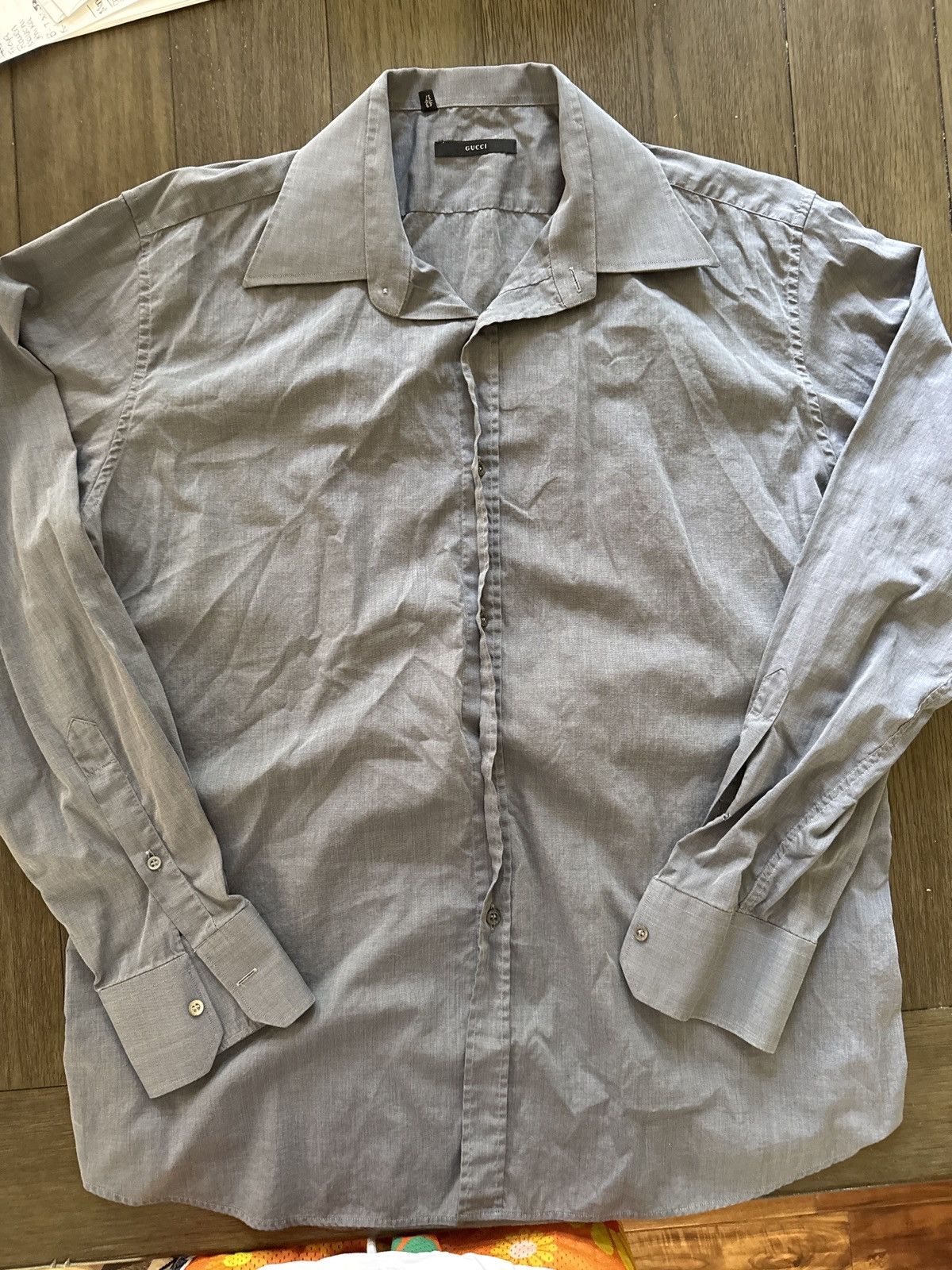 Designer × Gucci Gucci Dress Shirt Size US XL / EU 56 / 4 - 1 Thumbnail