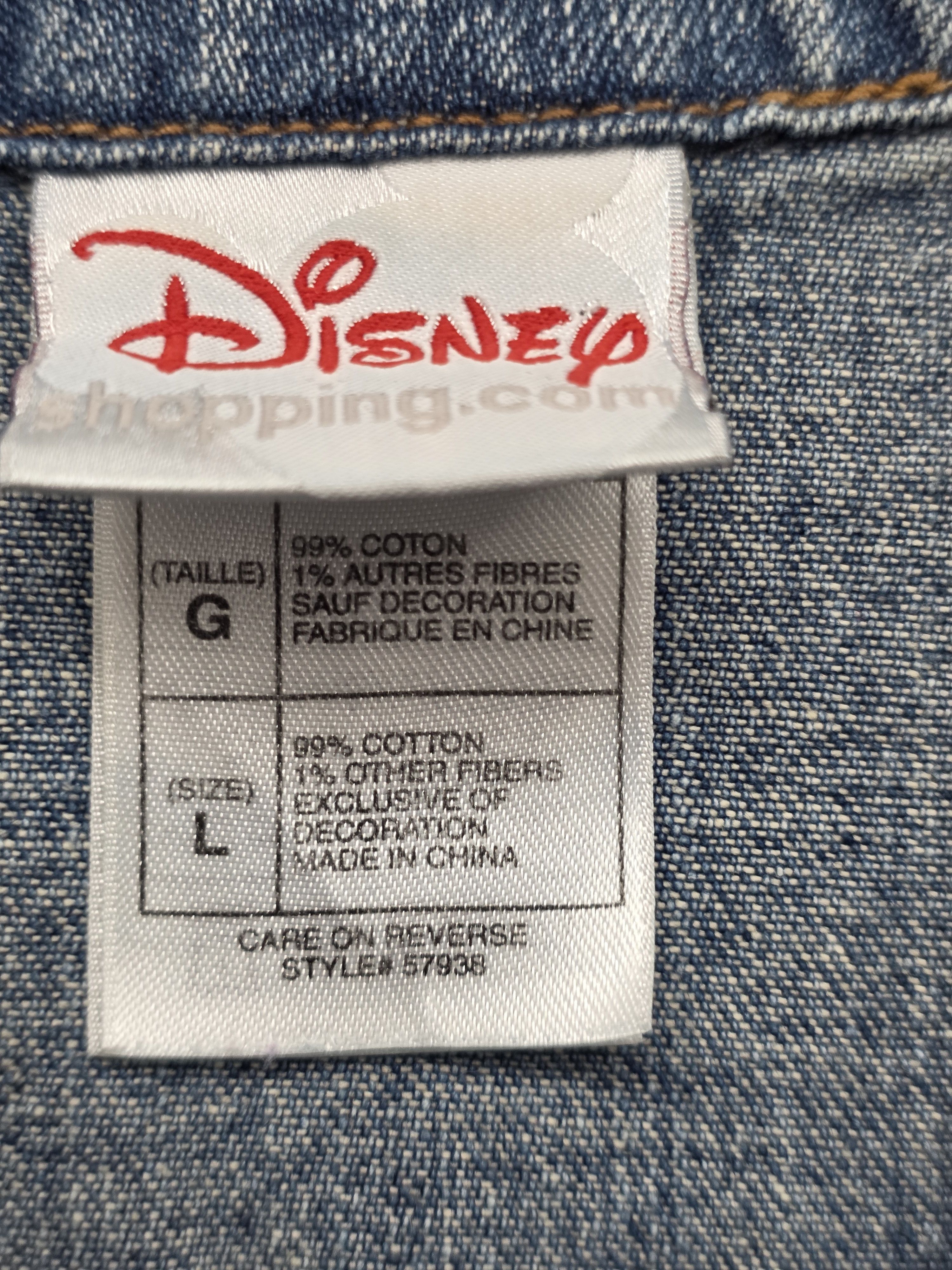 Disney Women's Disney Denim Jacket Mickey Mouse Size Large Size L / US 10 / IT 46 - 2 Thumbnail
