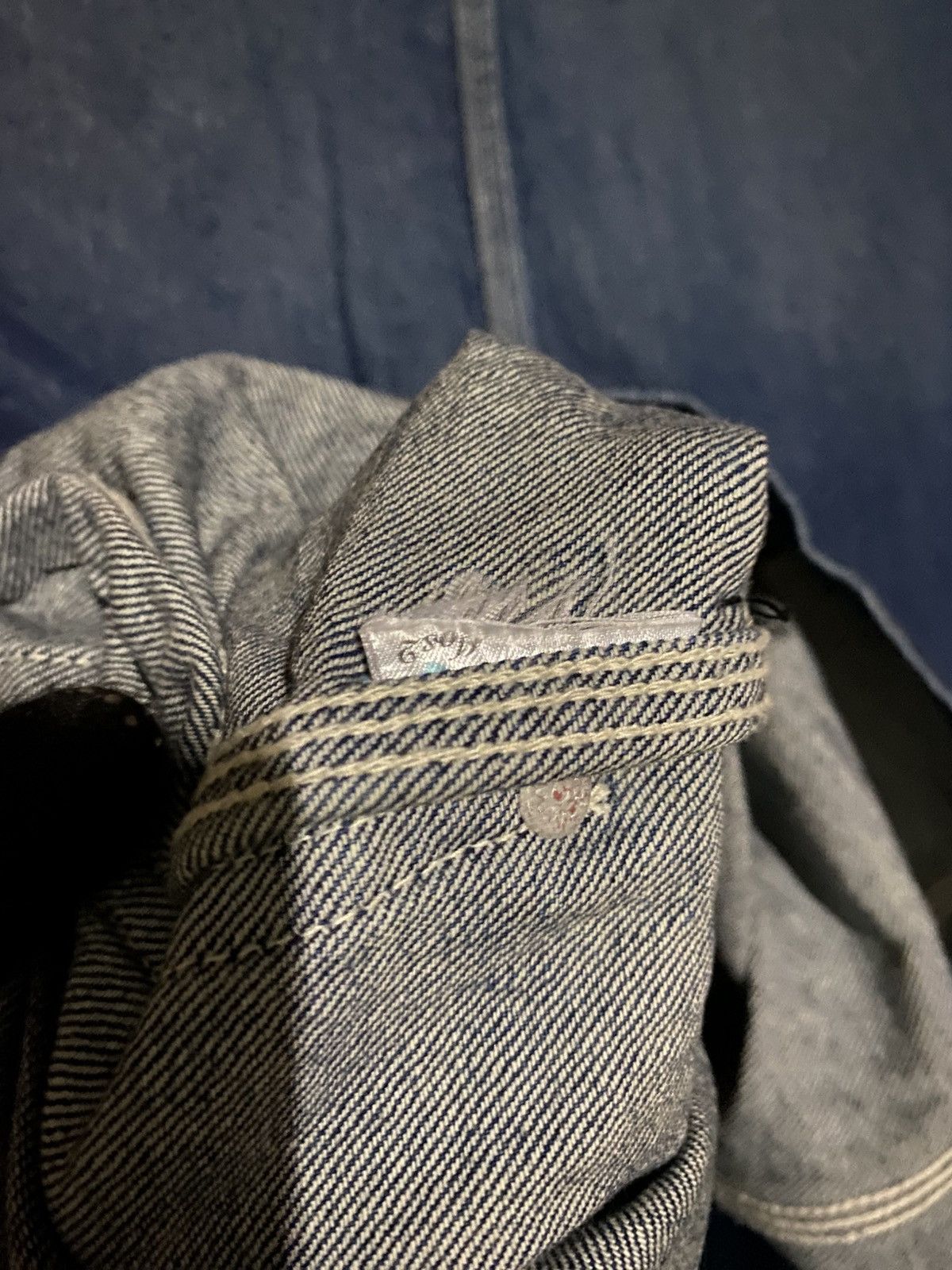 Japanese Brand Samansa Mos2 Jeans Indigo Denim Chore Jacket Workwear Style Size M / US 6-8 / IT 42-44 - 16 Thumbnail