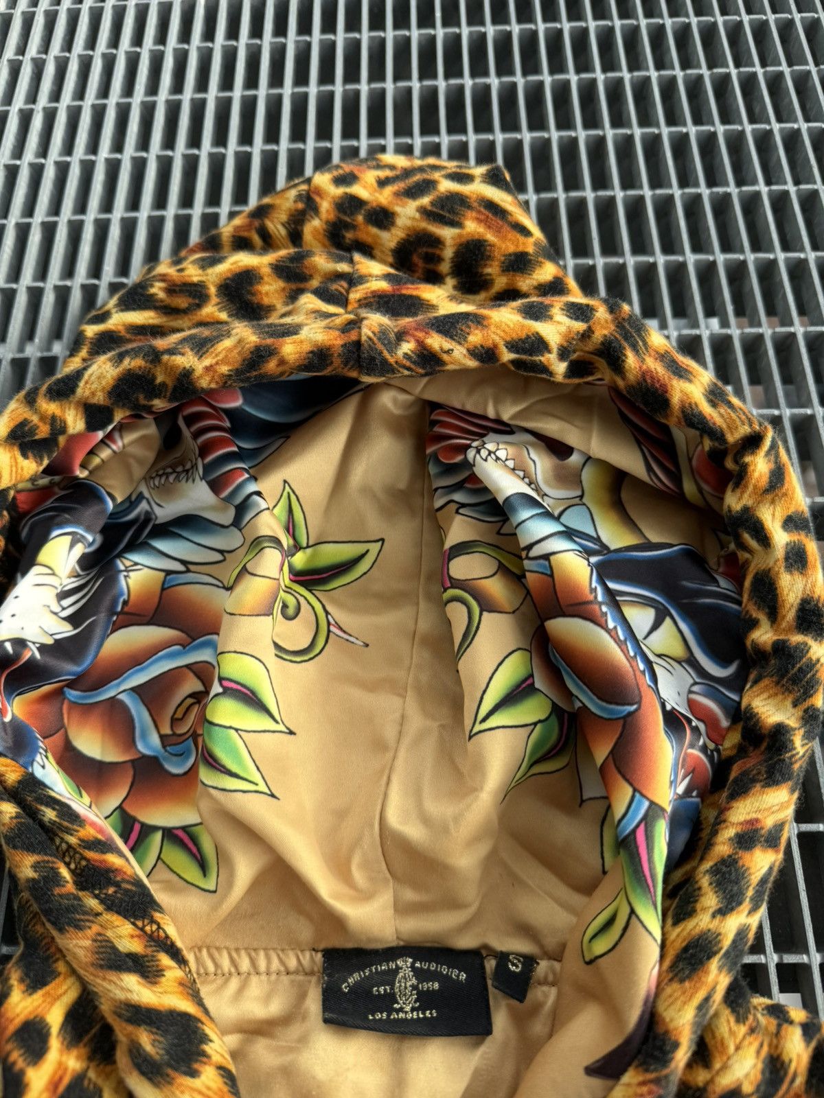 Christian Audigier Vintage Christian Audigier Leopard Y2K Overprinted Zip Size S / US 4 / IT 40 - 8 Thumbnail