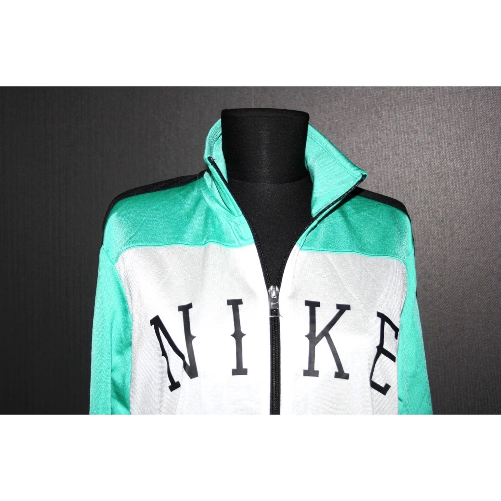 Nike Nike Women's Track Jacket XL White Green Size XL / US 12-14 / IT 48-50 - 3 Thumbnail