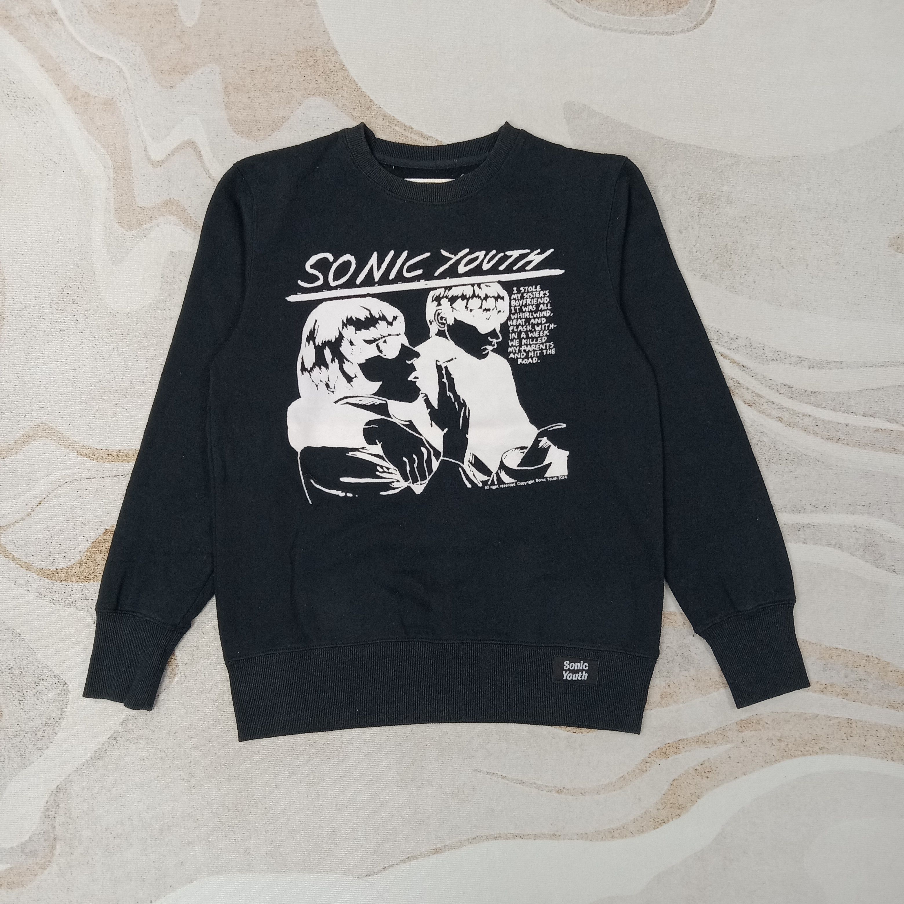 Band Tees Sonic Youth Rock Band Sweatshirt C257N11 Size US XS / EU 42 / 0 - 1 Thumbnail