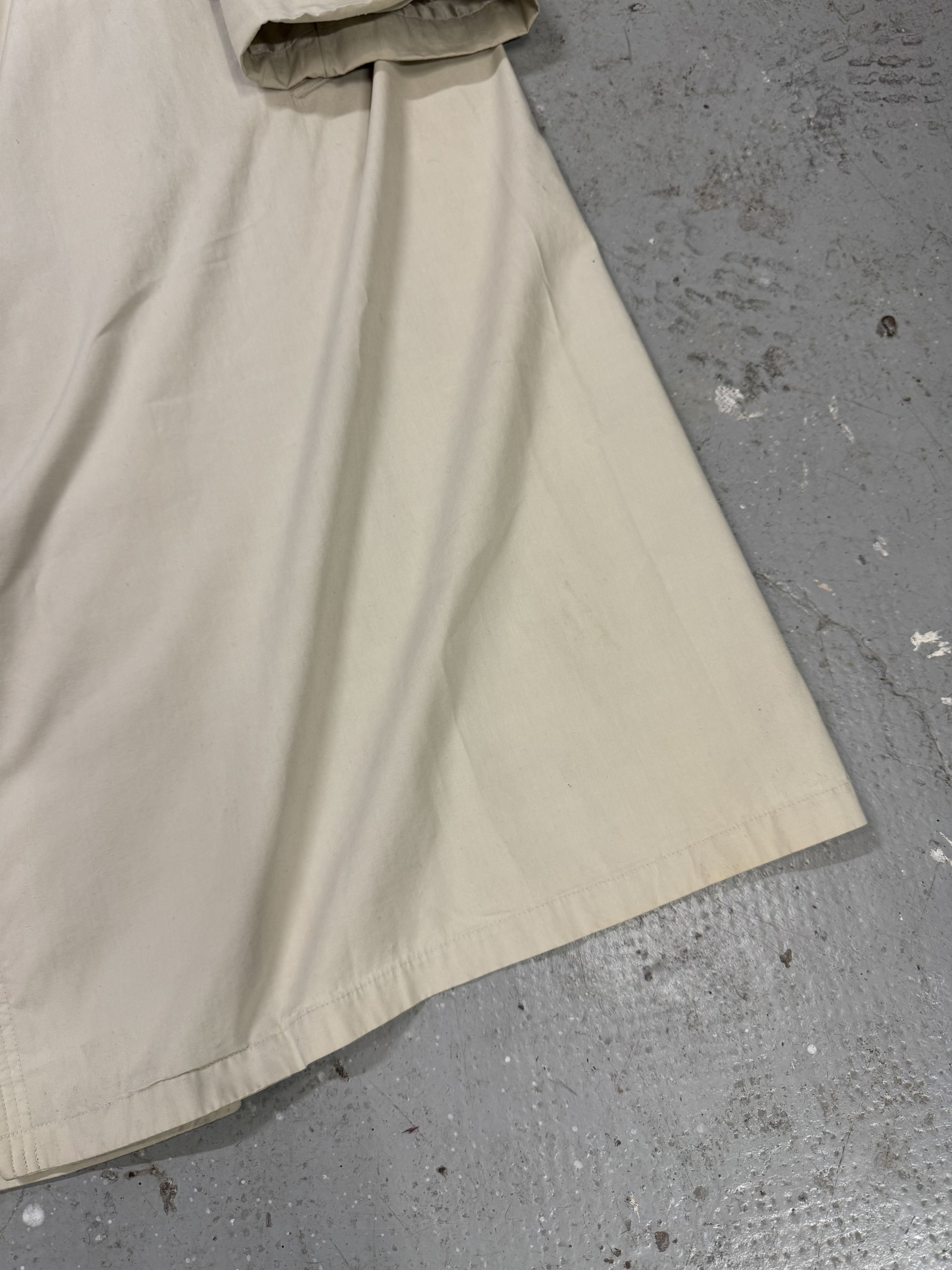 Giorgio Armani × Vintage 1990s Giorgio Armani Beige Trench Coat Size US M / EU 48-50 / 2 - 3 Thumbnail