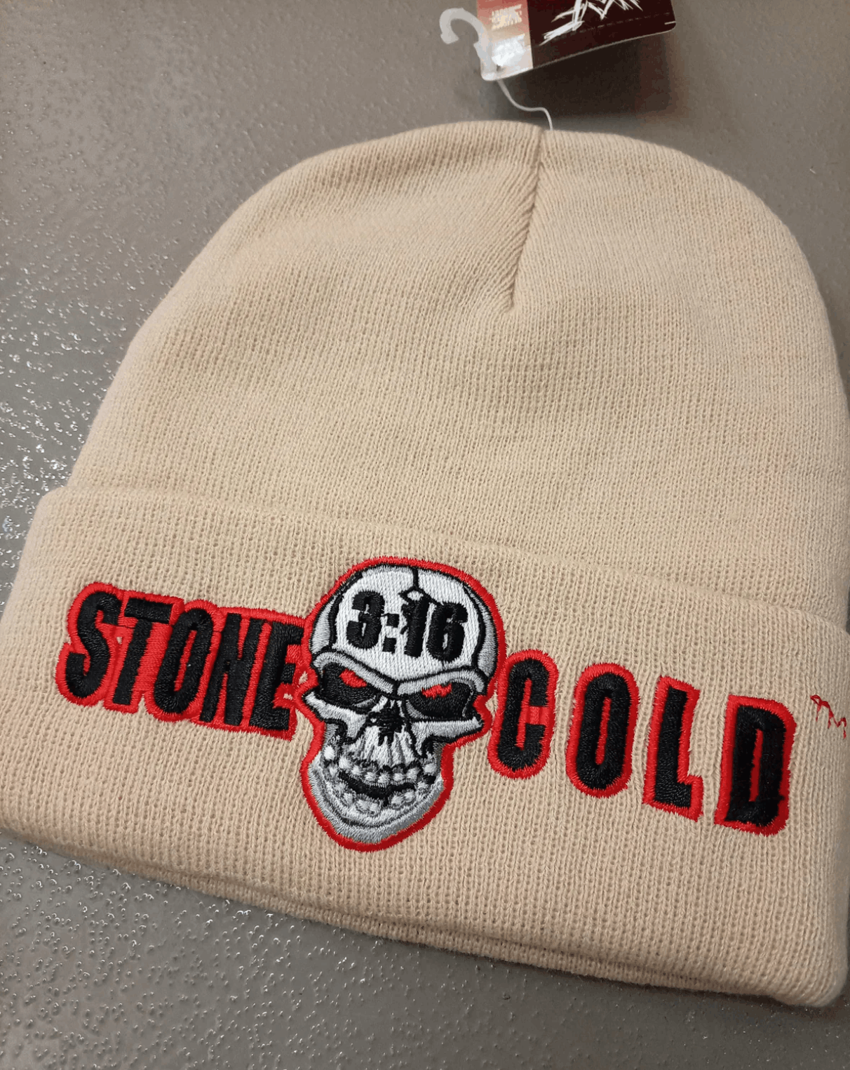 WWF WWF STONE COLD STEVE AUSTIN BEANIE HAT Size ONE SIZE - 2 Thumbnail