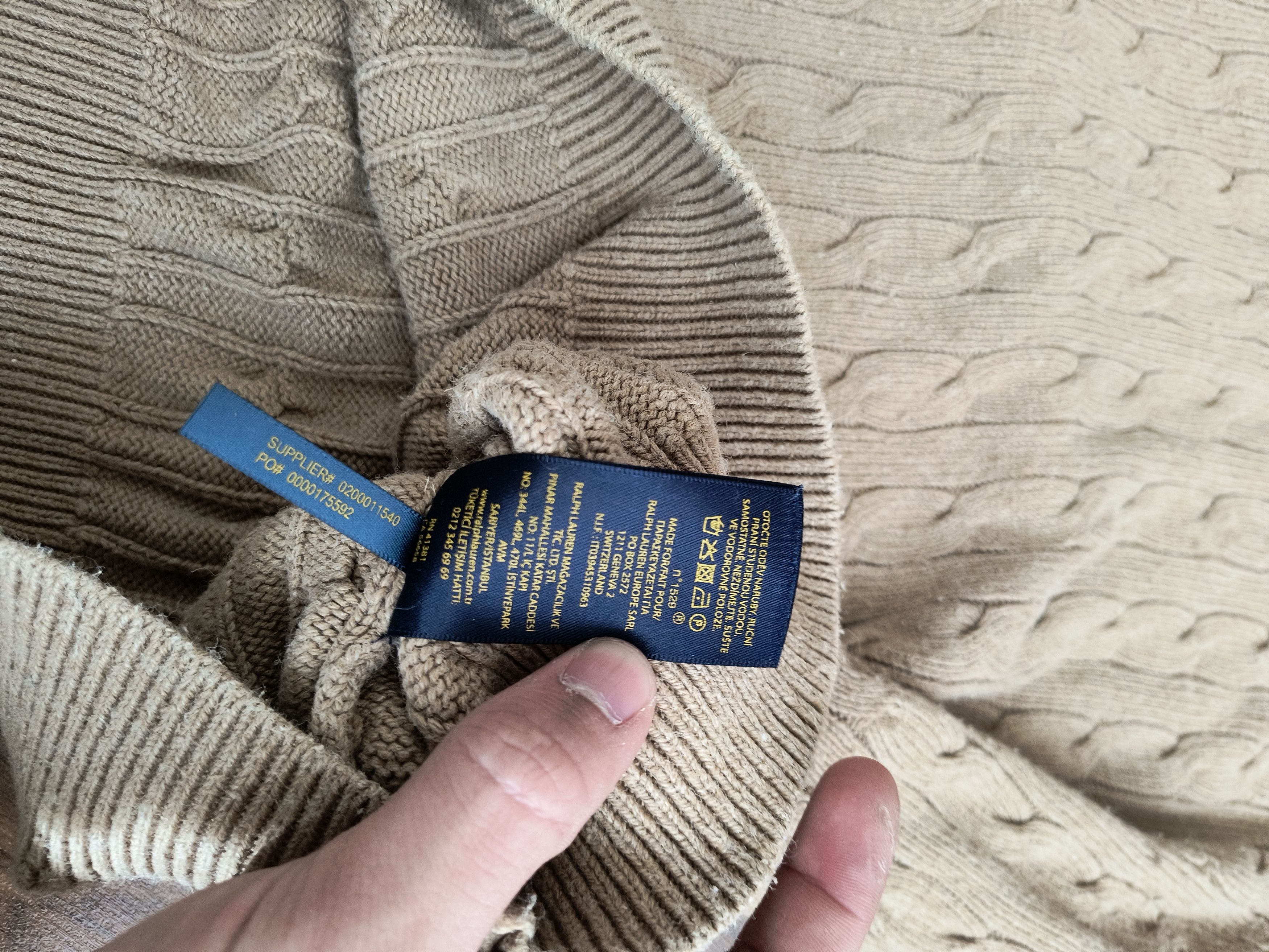Polo Ralph Lauren × Vintage Knited Polo Ralph Lauren Size US L / EU 52-54 / 3 - 4 Thumbnail