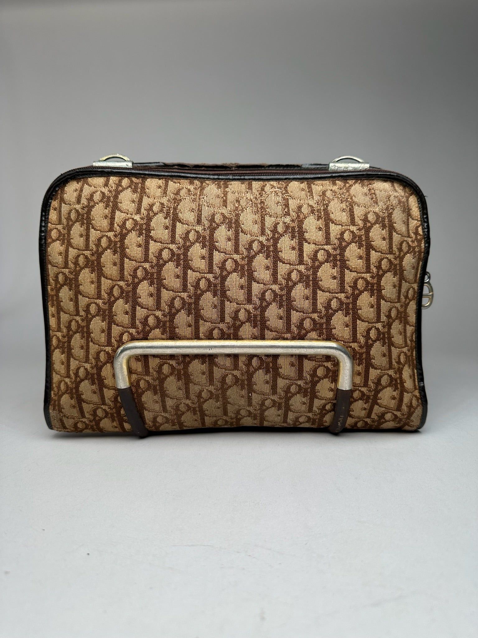 Dior Vintage Canvas Monogram Clutch brown Size ONE SIZE - 1 Thumbnail