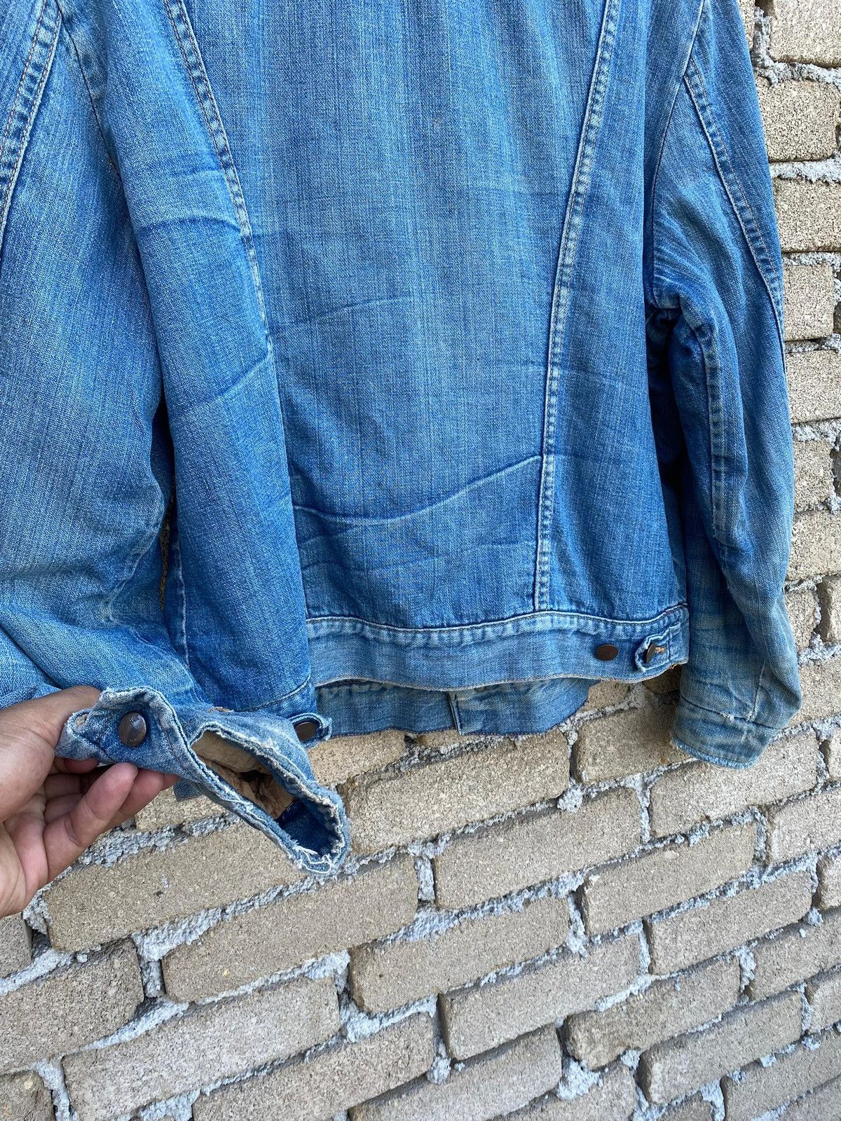 Wrangler Vintage Wrangler Denim Jacket With Fleece Lined Size US S / EU 44-46 / 1 - 8 Thumbnail