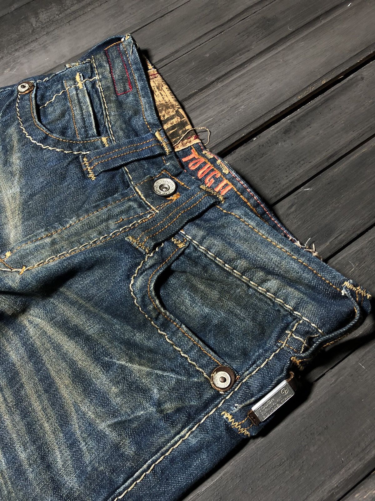 Hysteric Glamour VTG Baggy Rap SK8 JNCO Balenci Style Washed Jeans Y2K Size US 29 - 6 Thumbnail