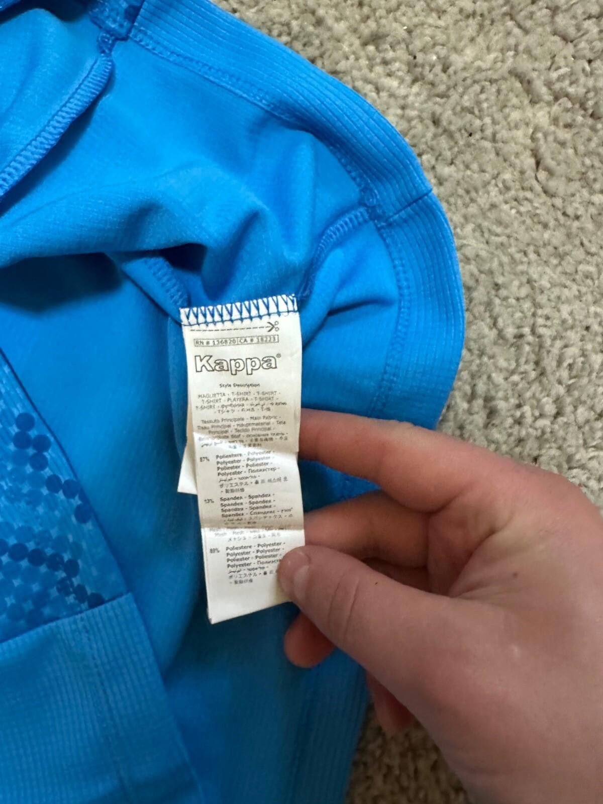 Kappa 2019-20 Kappa Napoli Home Football Shirt Jersey INSIGNE # 24 Size US S / EU 44-46 / 1 - 6 Thumbnail
