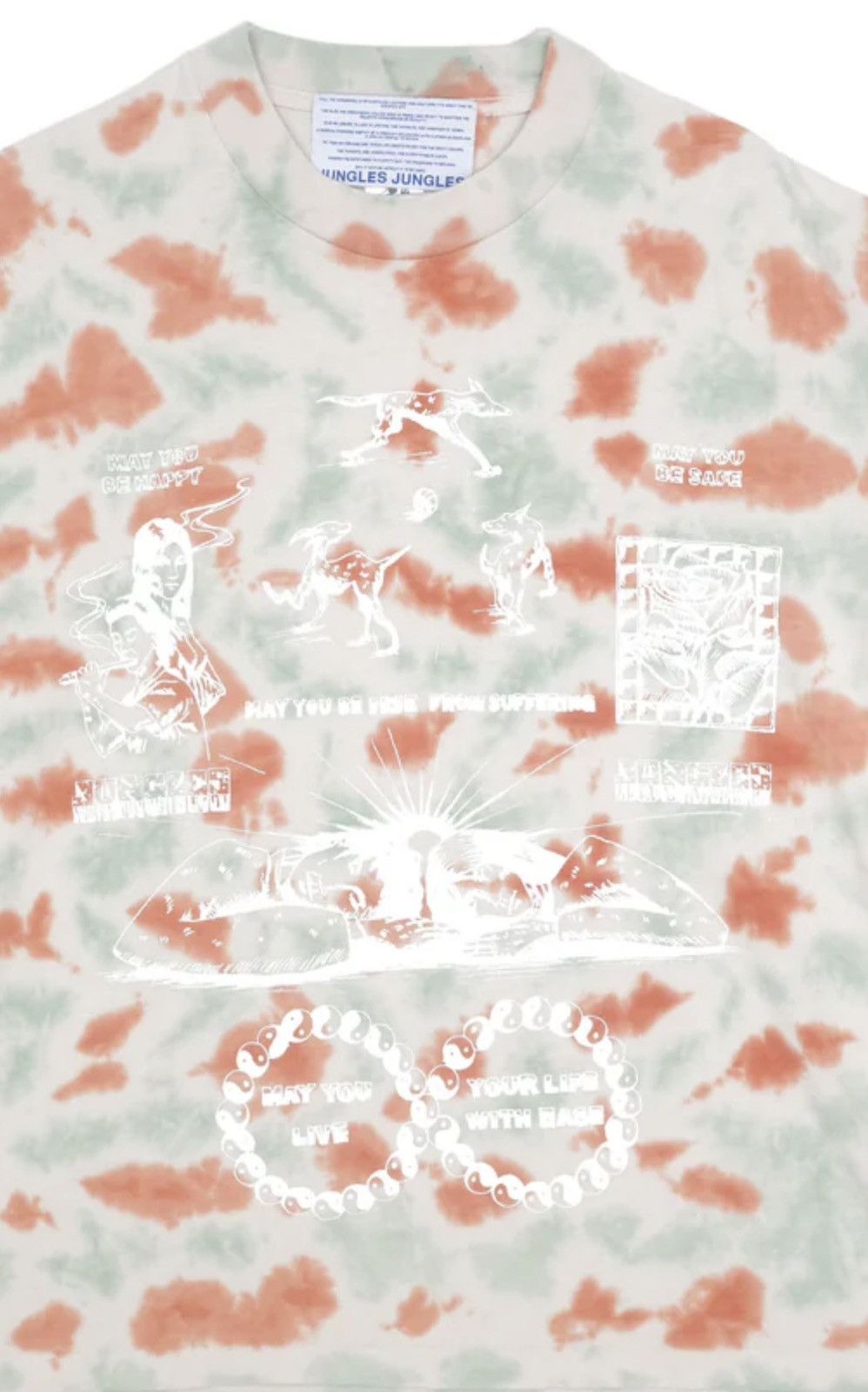 Jungles Jungles Jungles Live Your Life with Ease Tee- L Size US L / EU 52-54 / 3 - 1 Thumbnail
