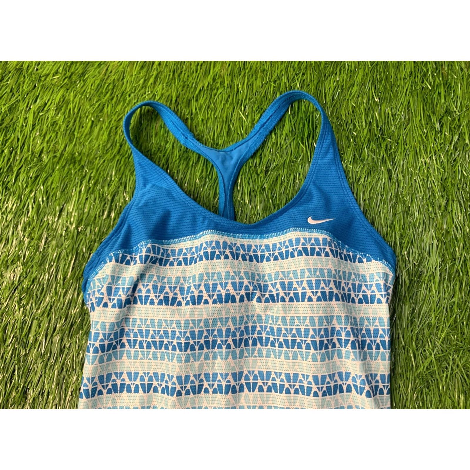 Nike NIKE FITDRY ORIGINAL 2009 WOMEN VEST SLEEveless SHIRT JERSEY SIZE M BLUE Training Size M / US 6-8 / IT 42-44 - 4 Thumbnail