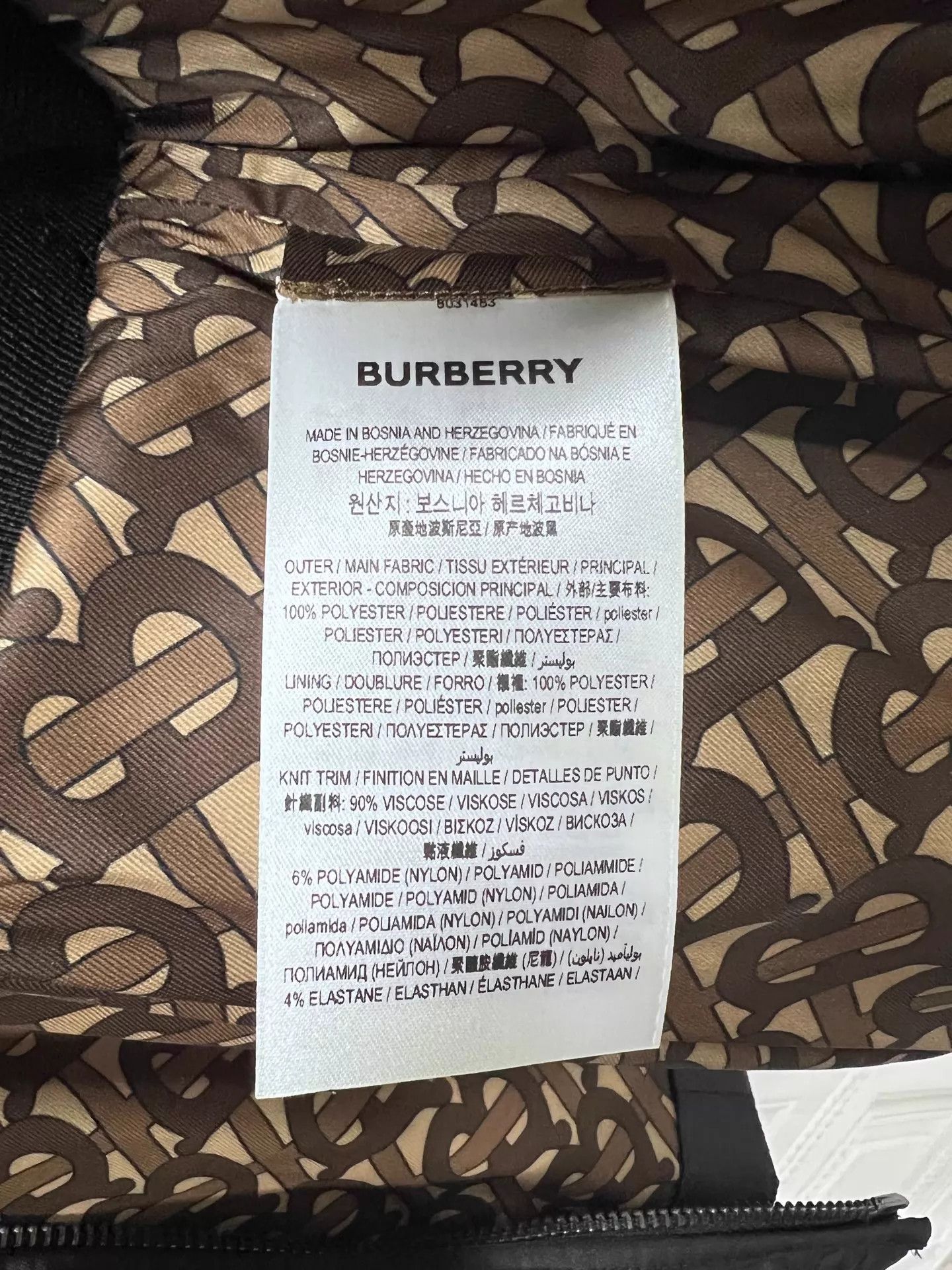 Burberry Burberry Black Nova Check Slim Cotton Jacket 40 D62703 Size M / US 6-8 / IT 42-44 - 7 Thumbnail