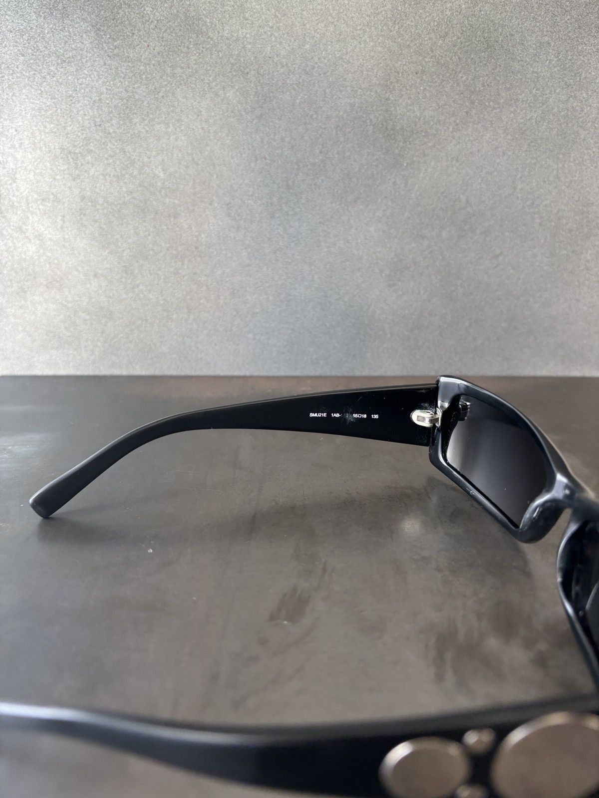 Miu Miu Miu Miu Sunglasses 2000s Y2K Silver Circles SMU21E Vintage Size ONE SIZE - 9 Thumbnail