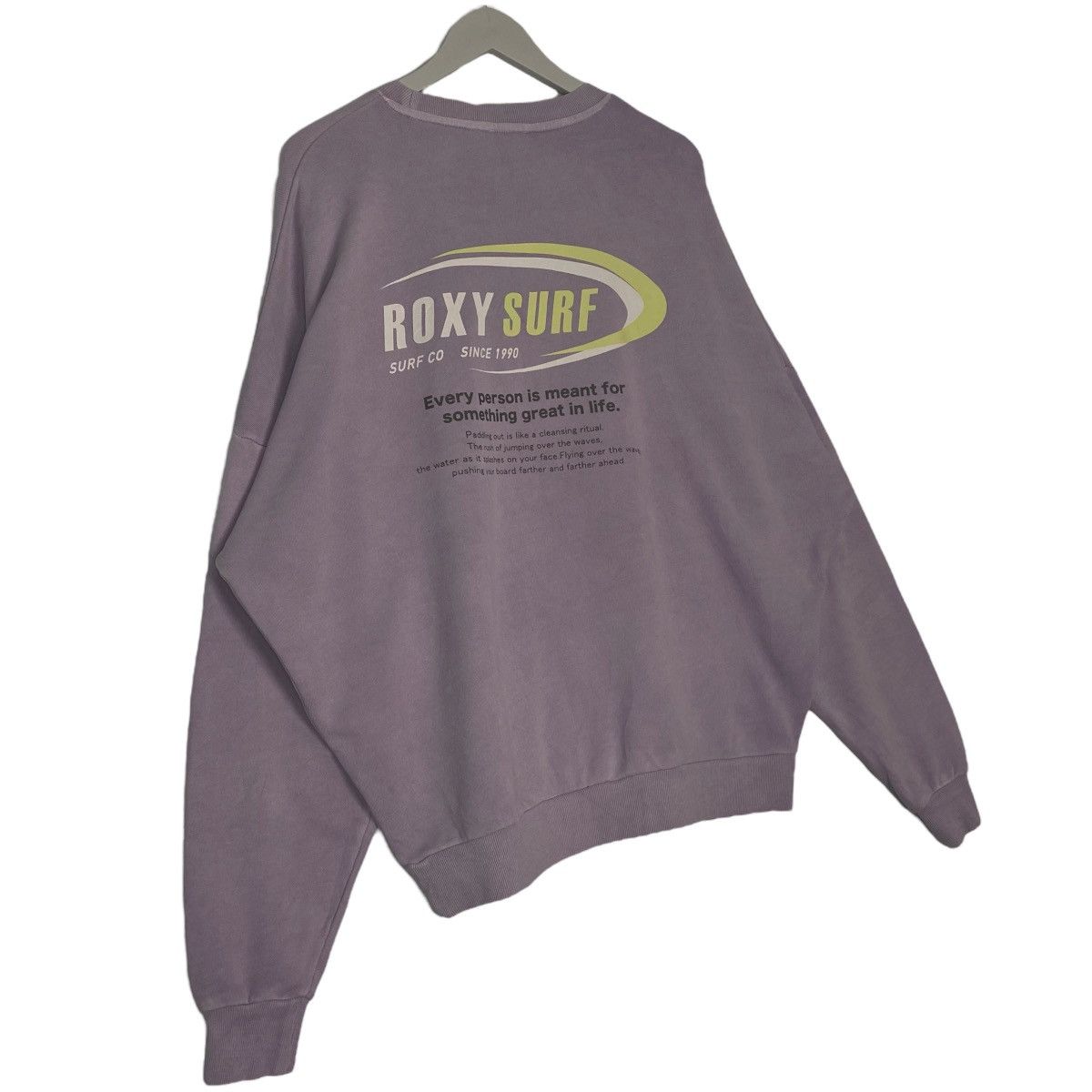 Vintage Vintage Roxy Surf Printed Crewneck Sweatshirt Purple Size XL Size XL / US 12-14 / IT 48-50 - 6 Thumbnail