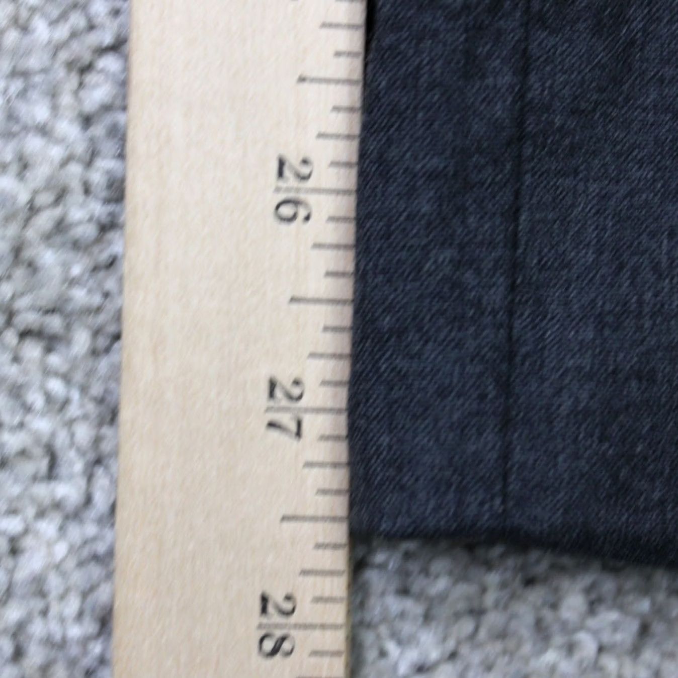 Ralph Lauren LAUREN Ralph Lauren Dress Pants Mens 36x28 Gray 100% Wool Pleated Slit/Front Zip Button Regular Straight Size US 36 / EU 52 - 4 Thumbnail