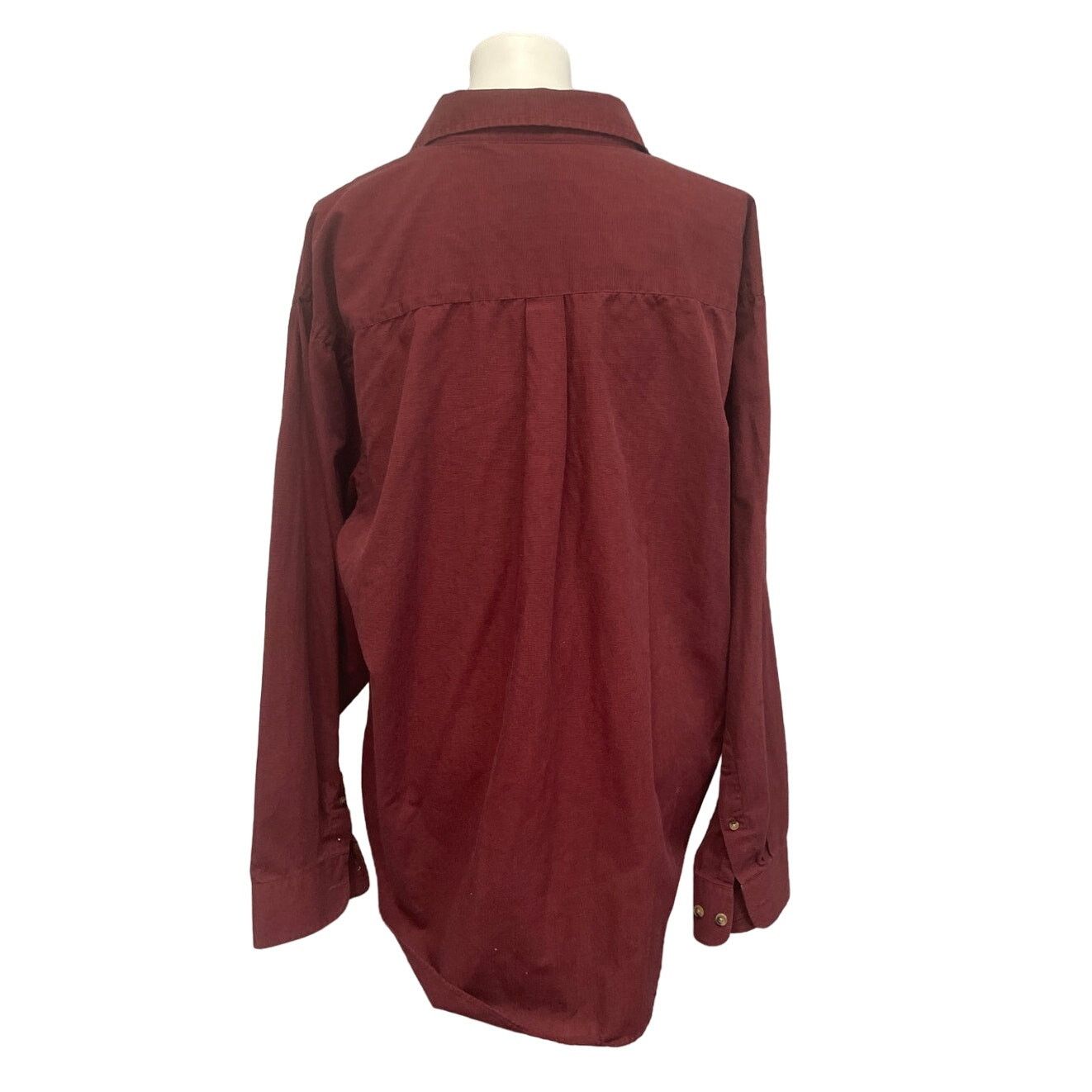 Puritan Puritan Mens XL PolyCotton Long Sleeve Button Up Shirt Size US XL / EU 56 / 4 - 3 Thumbnail