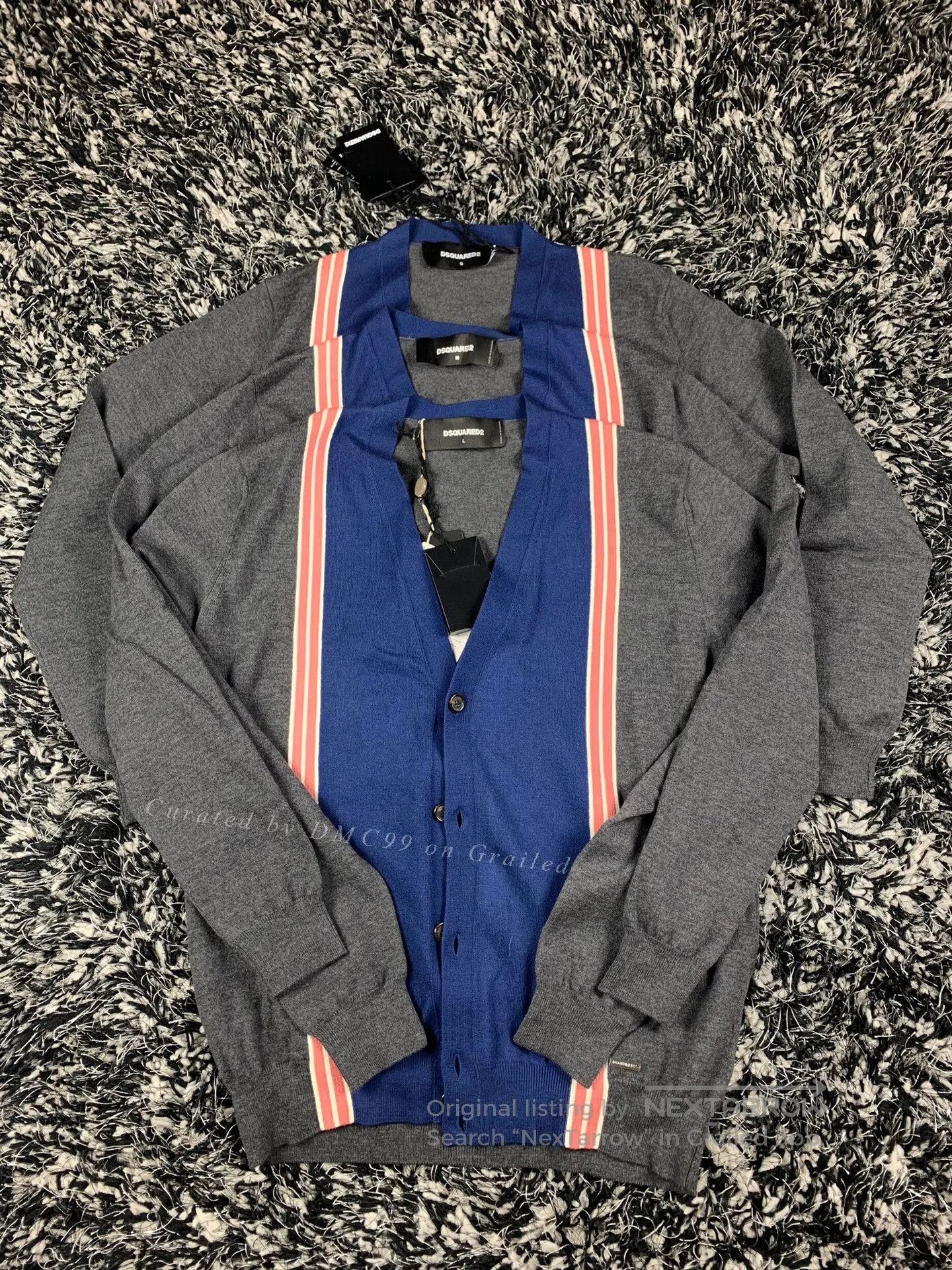 Dsquared2 DSQUARED2 Wool Cardigan. Size US L / EU 52-54 / 3 - 1 Thumbnail