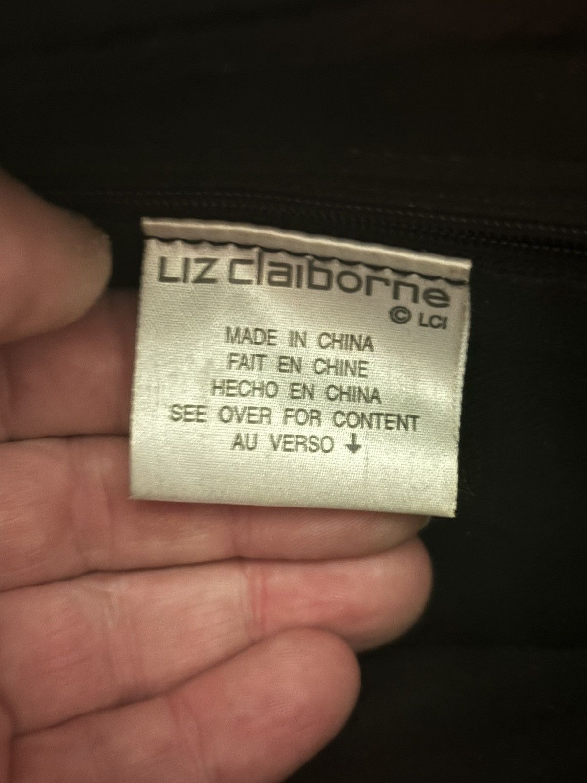 Liz Claiborne Liz Claiborne Black Shoulder/Hand Bag Removable Strap Size ONE SIZE - 3 Thumbnail