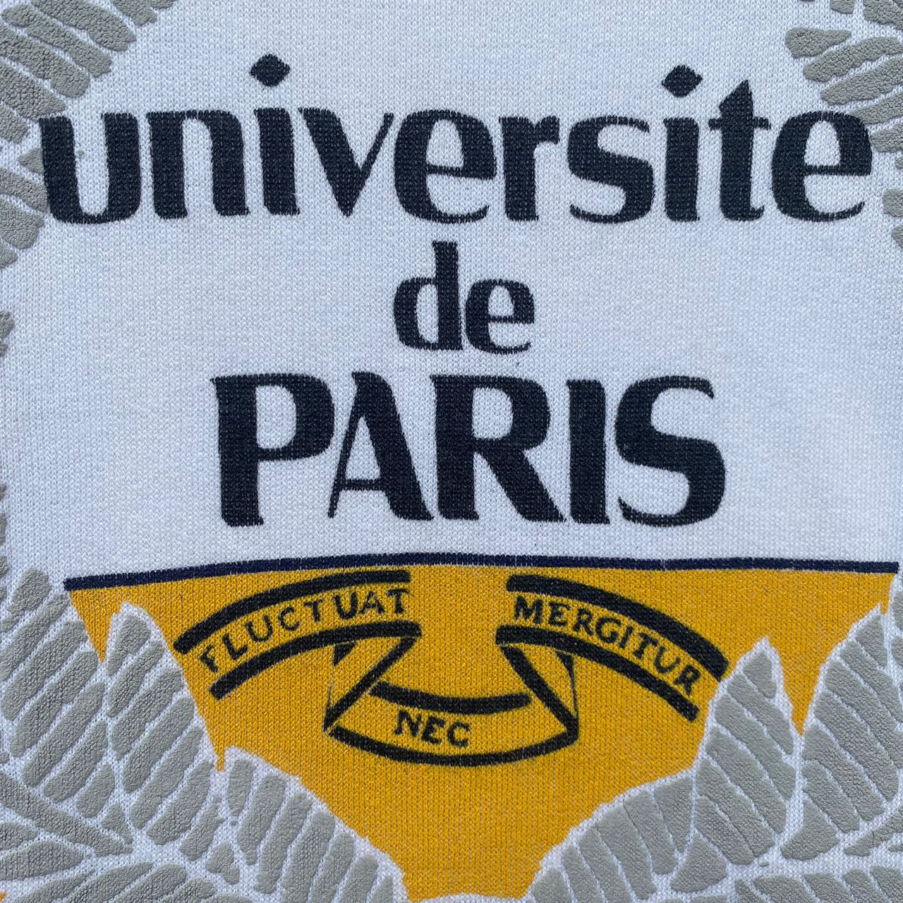 Vintage VINTAGE UNIVERSITY PARIS SWEATSHIRT LARGE PULLOVER WHITE Size US L / EU 52-54 / 3 - 5 Thumbnail
