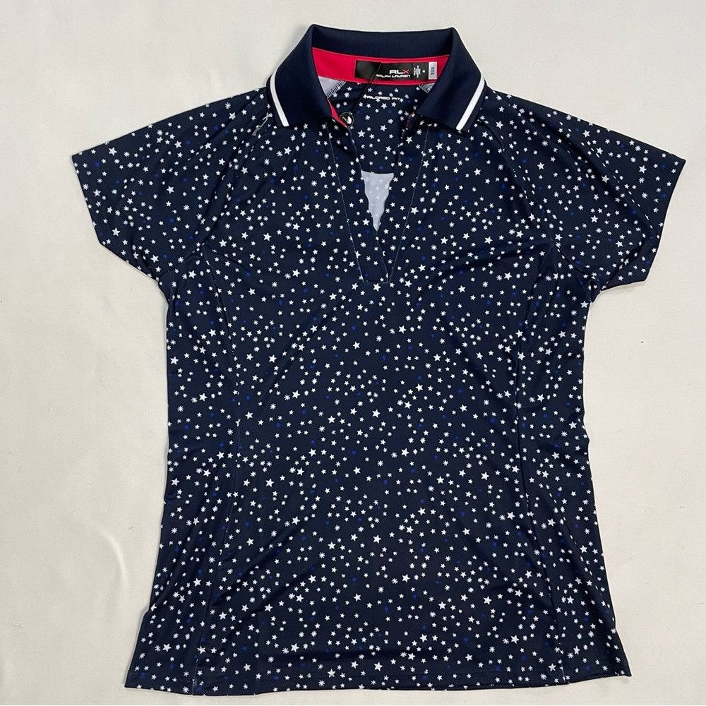 Ralph Lauren NWT New $115 RLX Ralph Lauren Navy Nigh Stars Airflow V-Nec Size M / US 6-8 / IT 42-44 - 5 Thumbnail