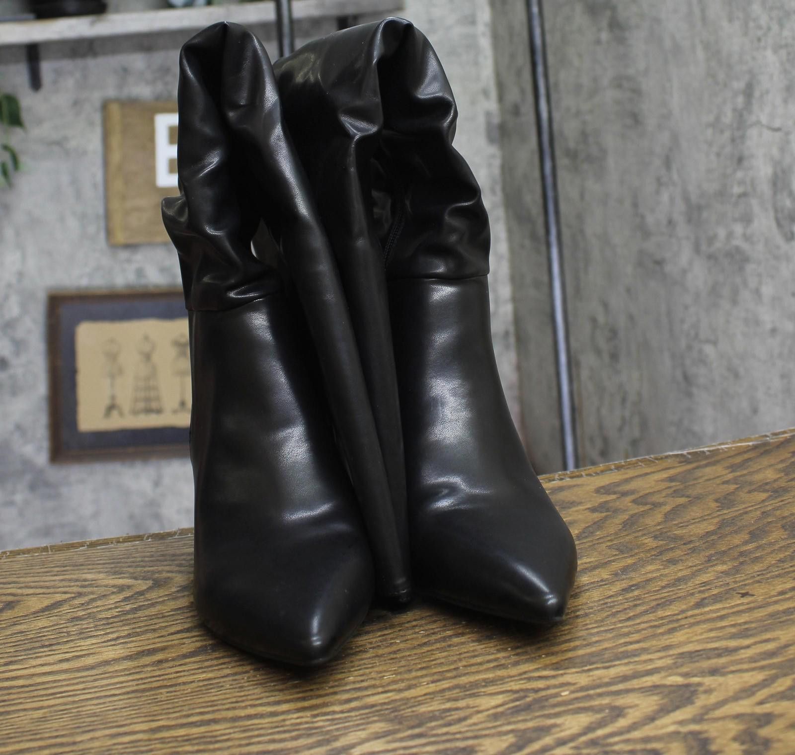 Other Inc International Concepts The Knee Boots Black Smooth 7m Size US 7 / IT 37 - 3 Thumbnail