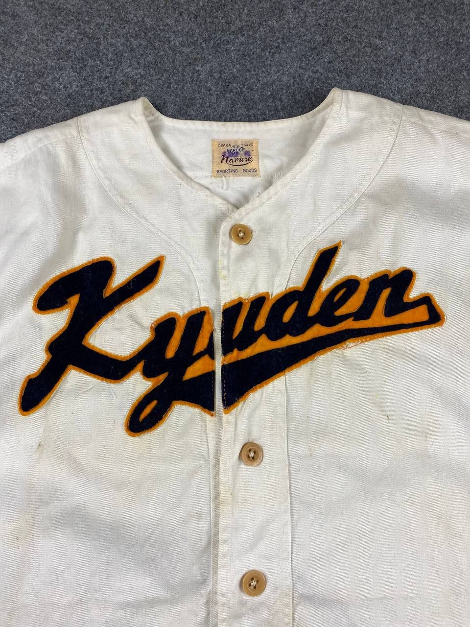Japanese Brand vintage japanese cotton baseball jersey nice design Size US L / EU 52-54 / 3 - 2 Thumbnail