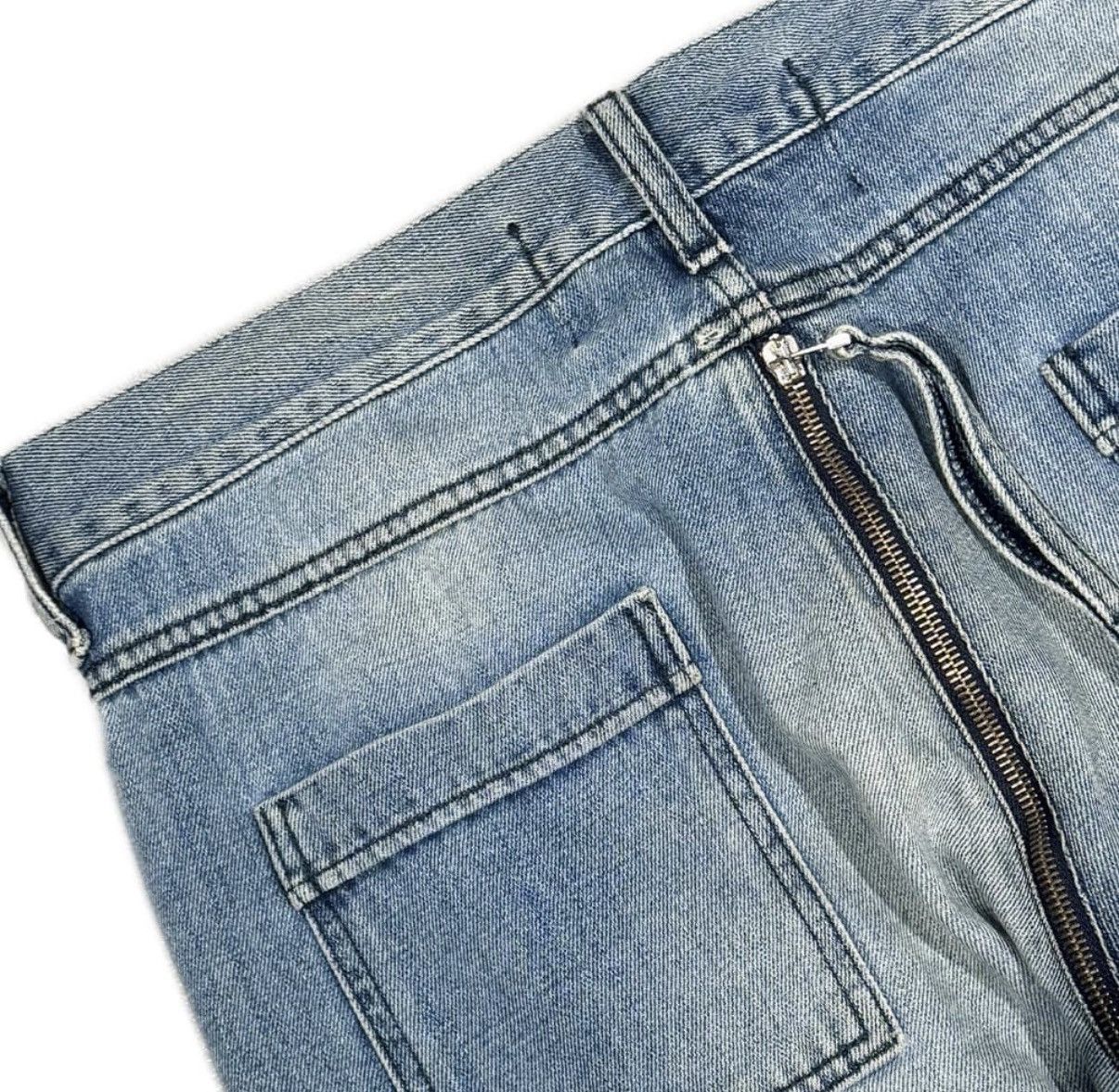 Hood By Air Hood By Zipper Distressed Denim Size US 30 / EU 46 - 6 Thumbnail