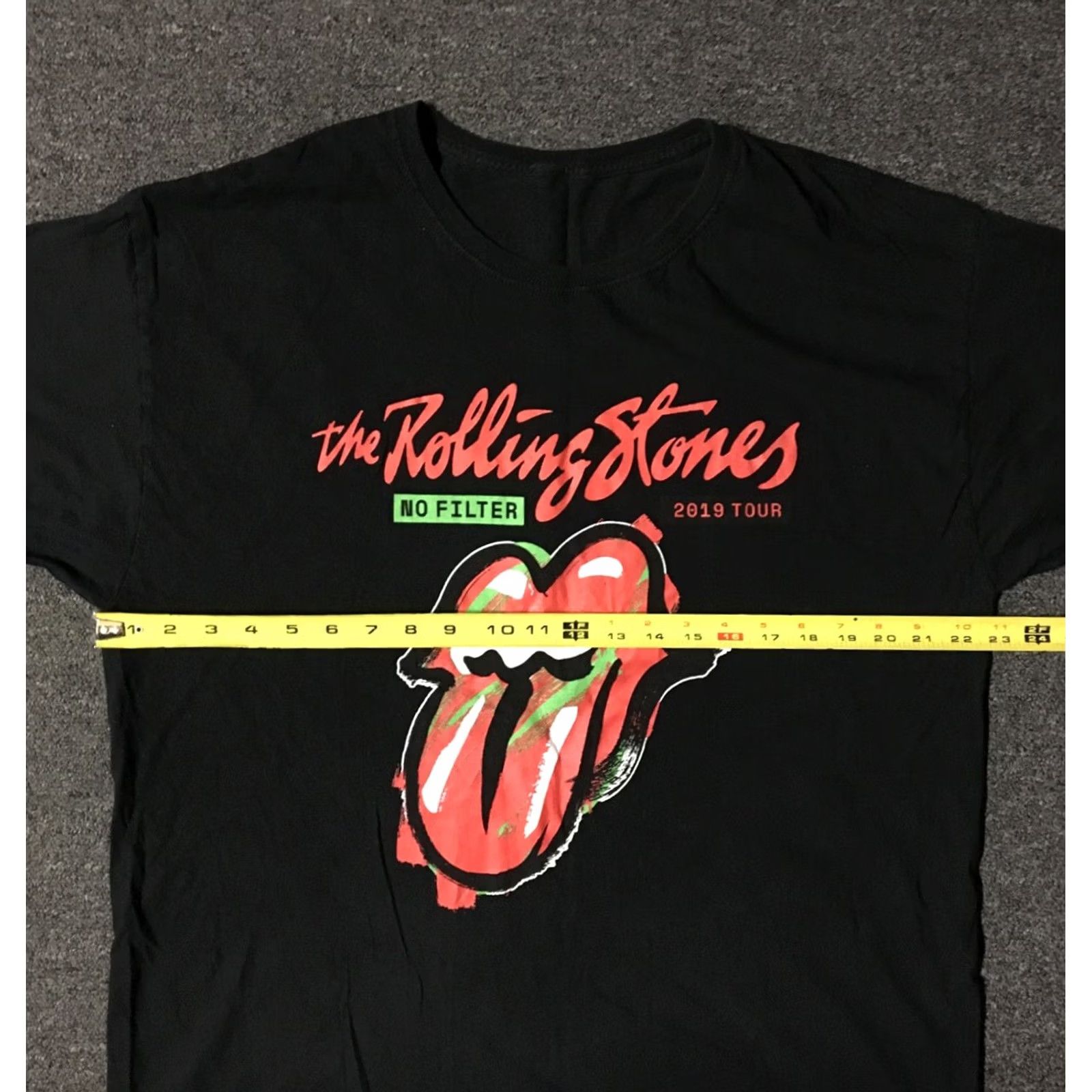 Vintage VINTAGE The Rolling Stones Shirt XL Black Rock 80s 90s Concert Tour Band Graphic Tee Mens Size US XL / EU 56 / 4 - 5 Thumbnail