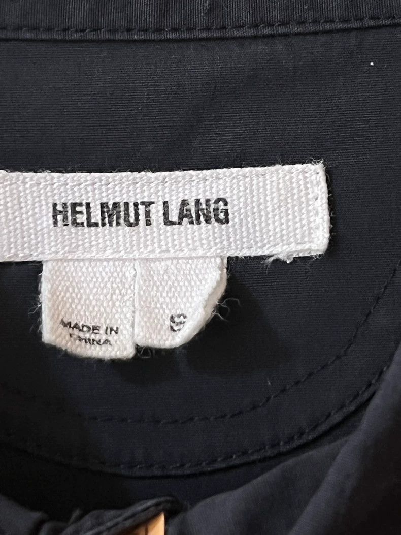 Helmut Lang HELMUT LANG Classic dark blue men's long-sleeved shirt Size US S / EU 44-46 / 1 - 2 Thumbnail