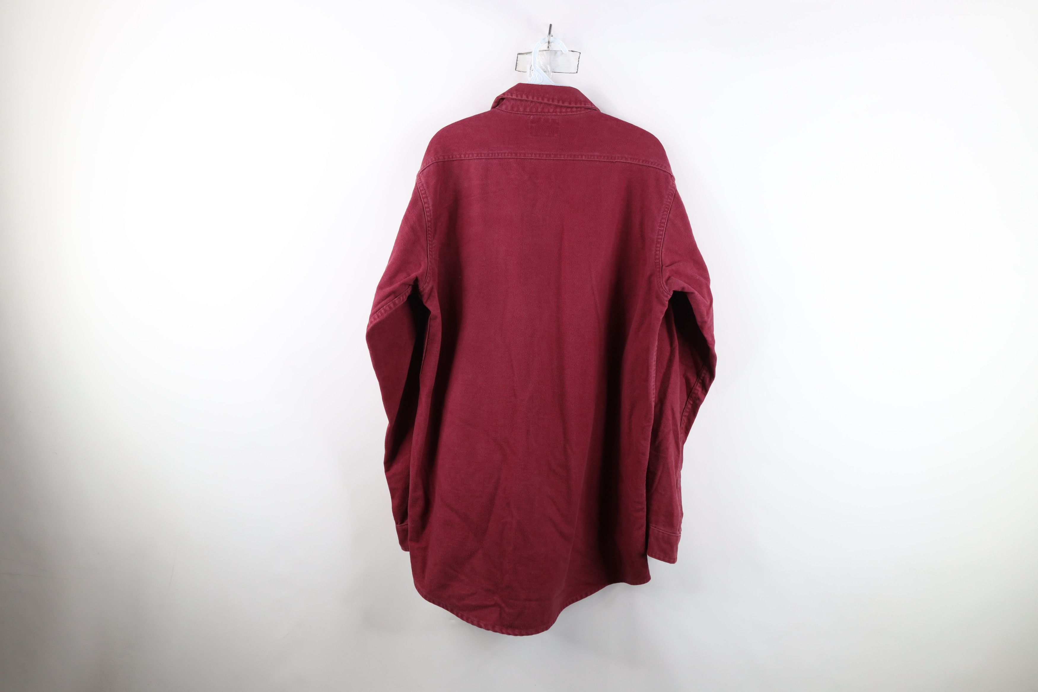 Vintage Vintage 70s Streetwear Chamois Cloth Button Shirt USA Size US L / EU 52-54 / 3 - 13 Thumbnail