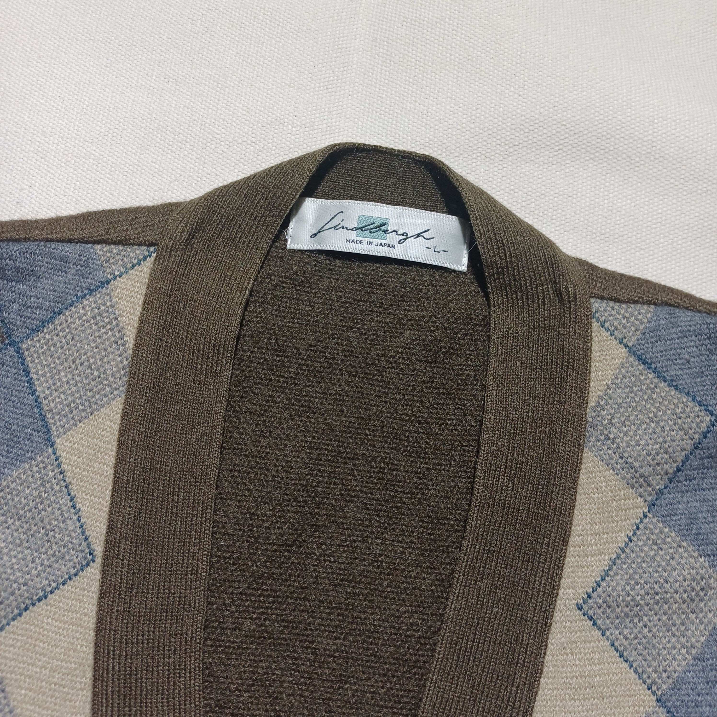 Lindbergh Lindbergh Japan Patterned Knit Vest Size US L / EU 52-54 / 3 - 2 Thumbnail